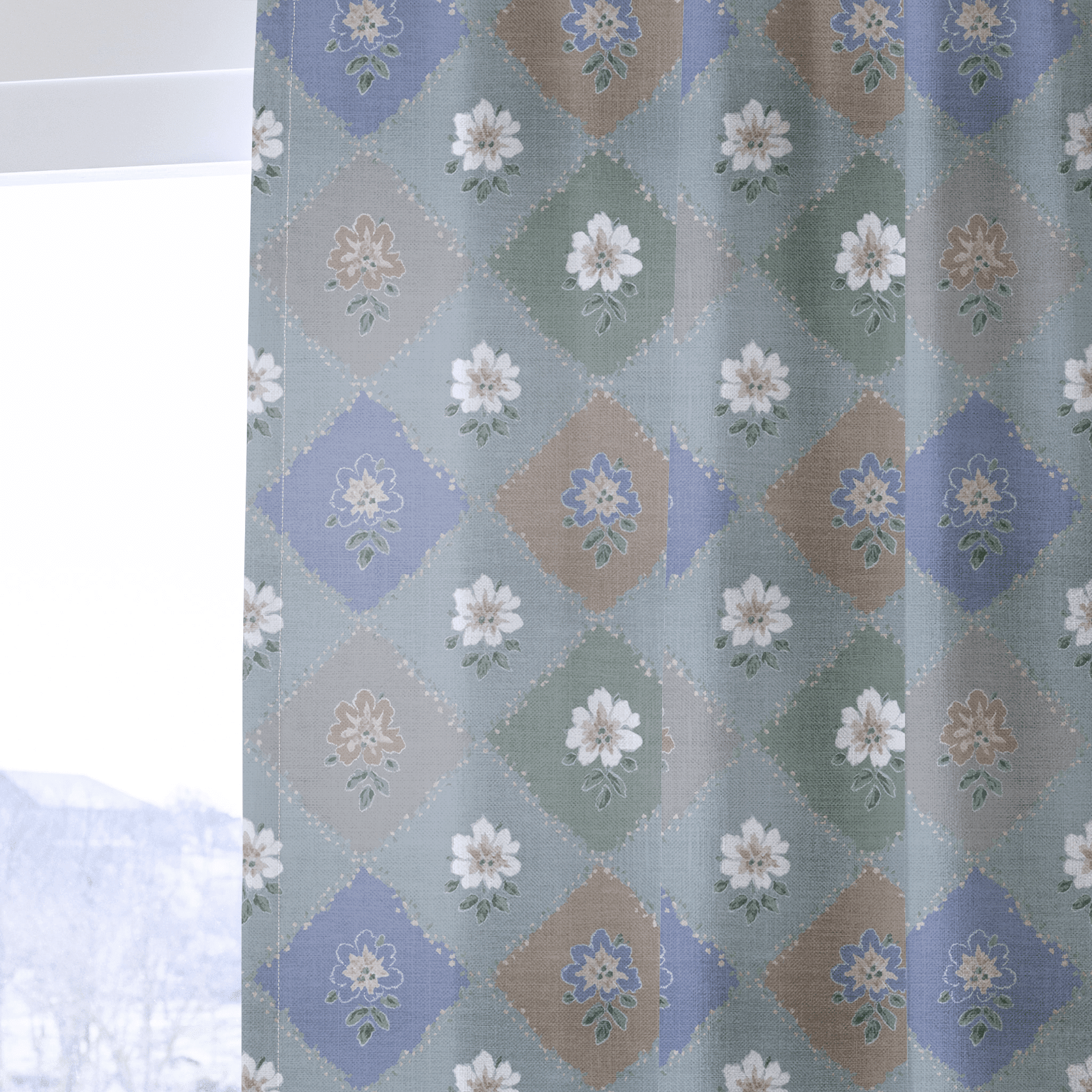 Posy Patch - Drapery - Benton Lane Home - Lemon Park