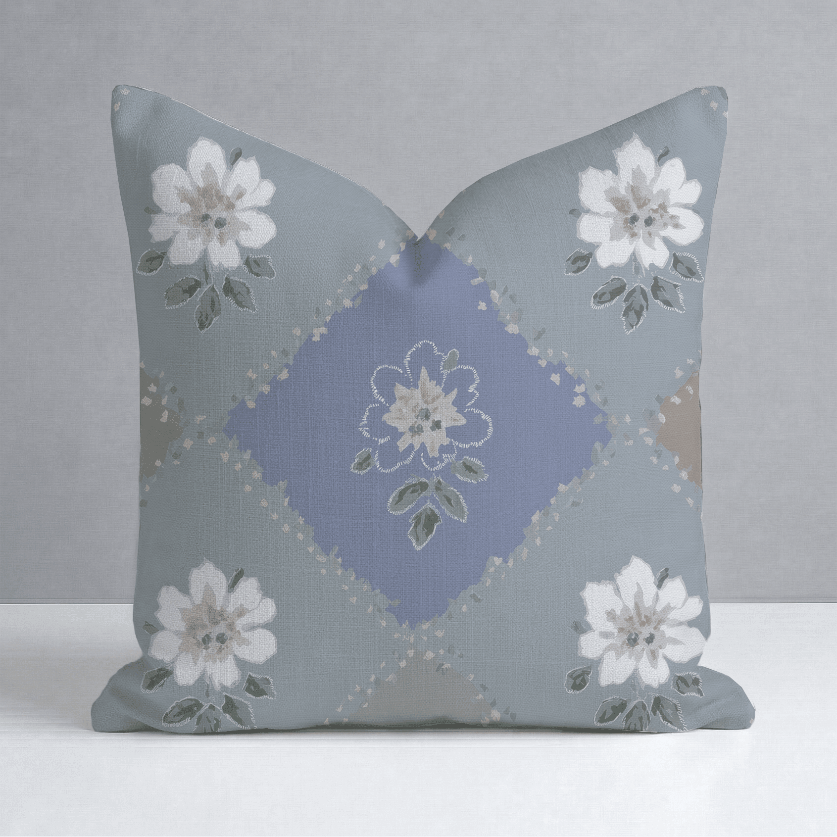 Posy Patch Throw Pillow - Benton Lane Home - Lemon Park