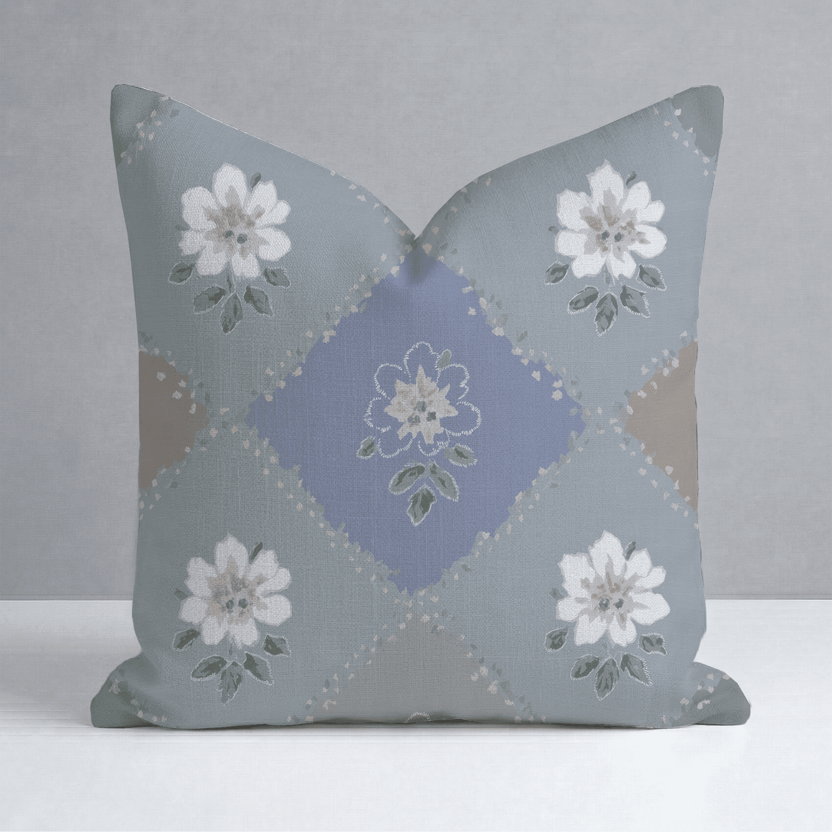 Posy Patch Throw Pillow - Benton Lane Home - Lemon Park