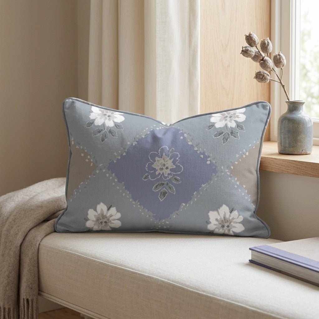 Posy Patch Throw Pillow - Benton Lane Home - Lemon Park