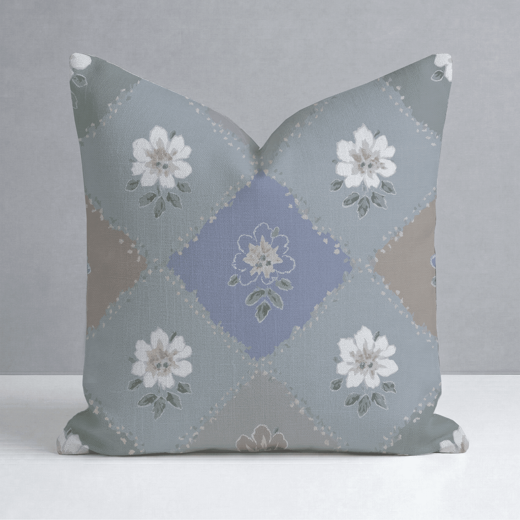 Posy Patch Throw Pillow - Benton Lane Home - Lemon Park