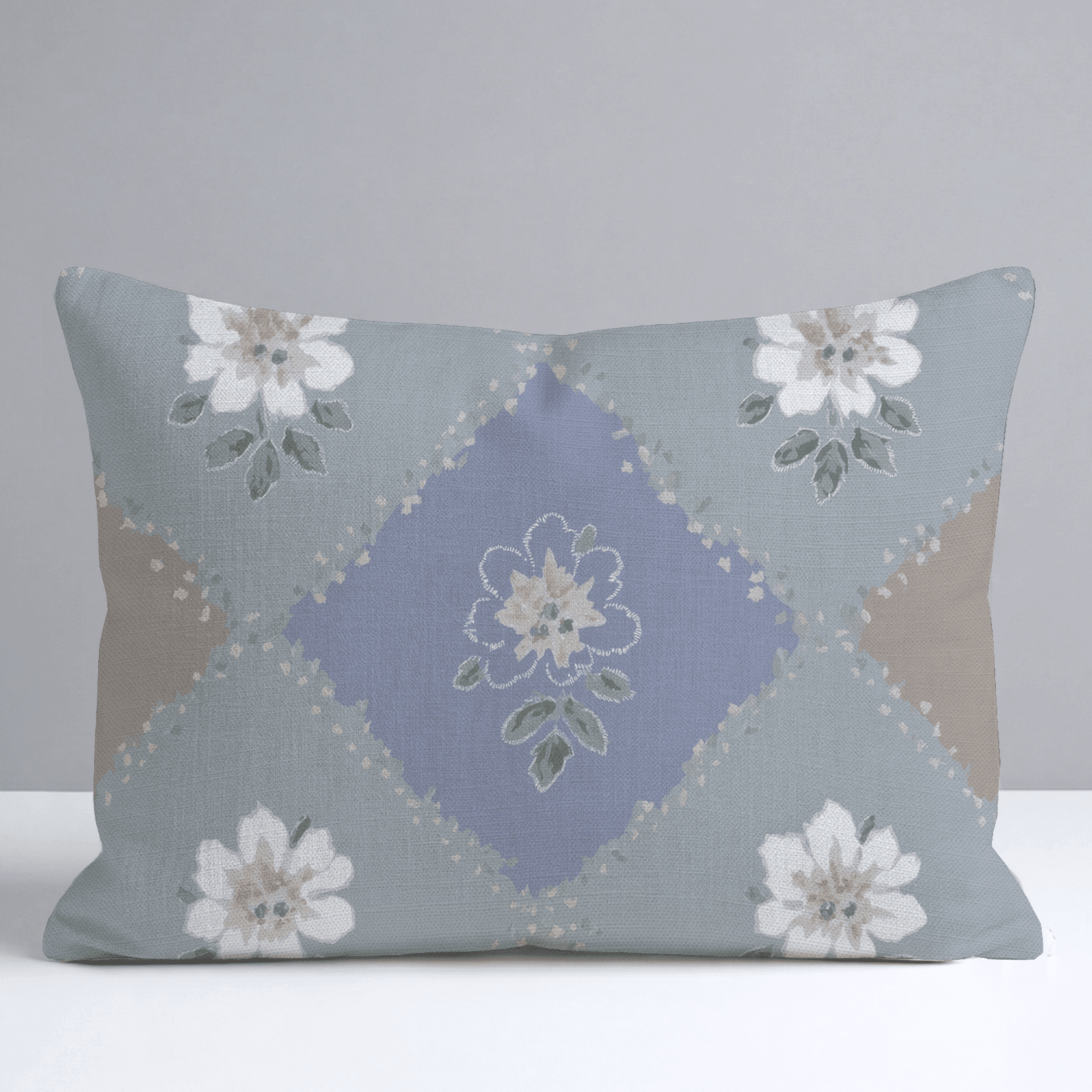 Posy Patch Throw Pillow - Benton Lane Home - Lemon Park