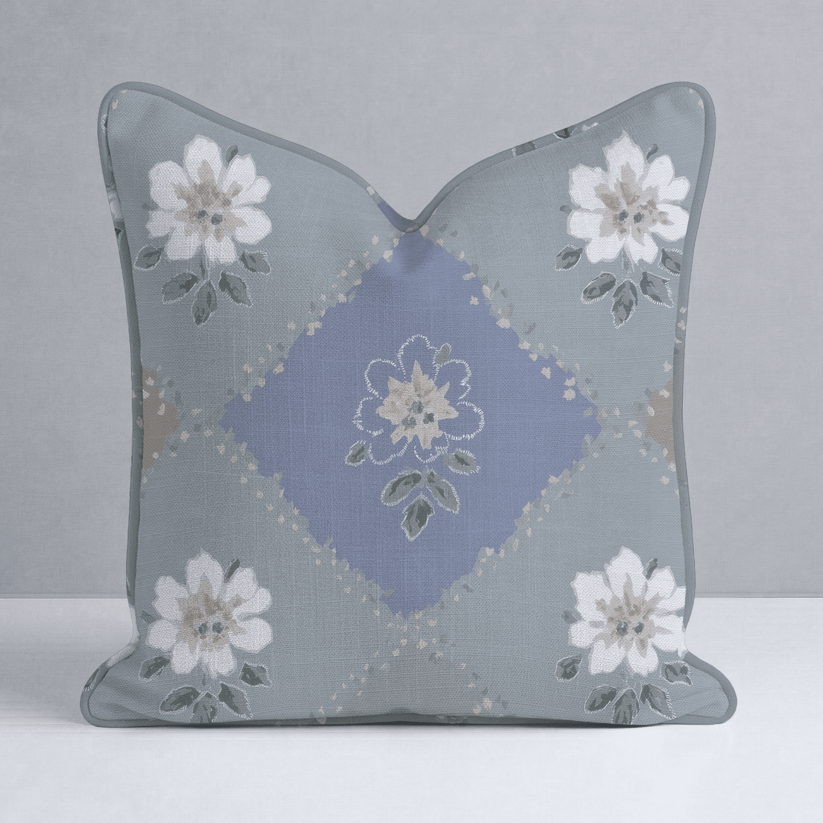 Posy Patch Throw Pillow - Benton Lane Home - Lemon Park