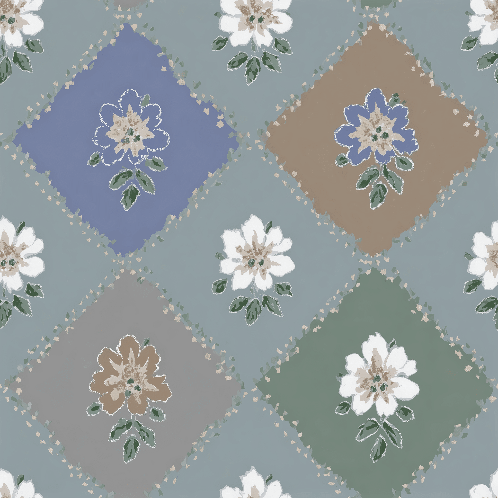Posy Patch Wallpaper - Benton Lane Home - Lemon Park