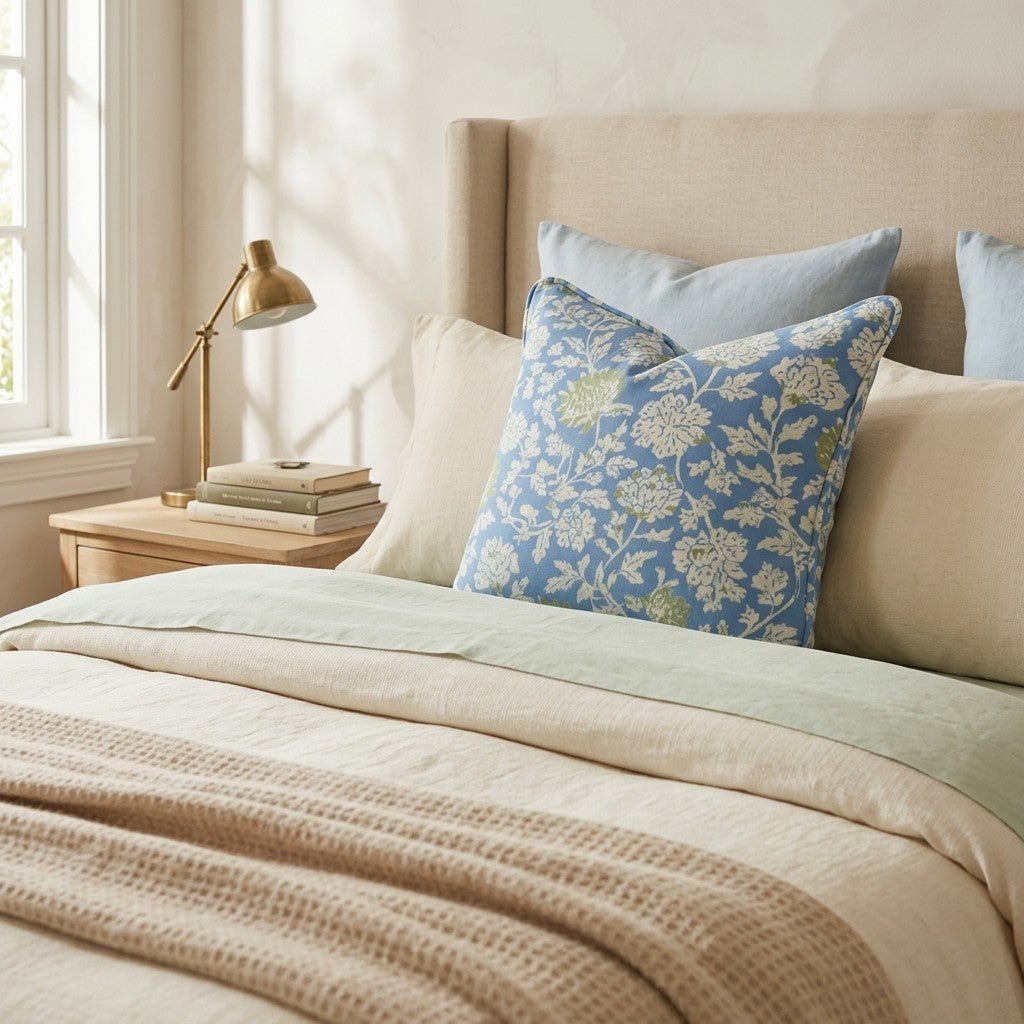 Posy Pearl Throw Pillow - Benton Lane Home - Hillcroft Home