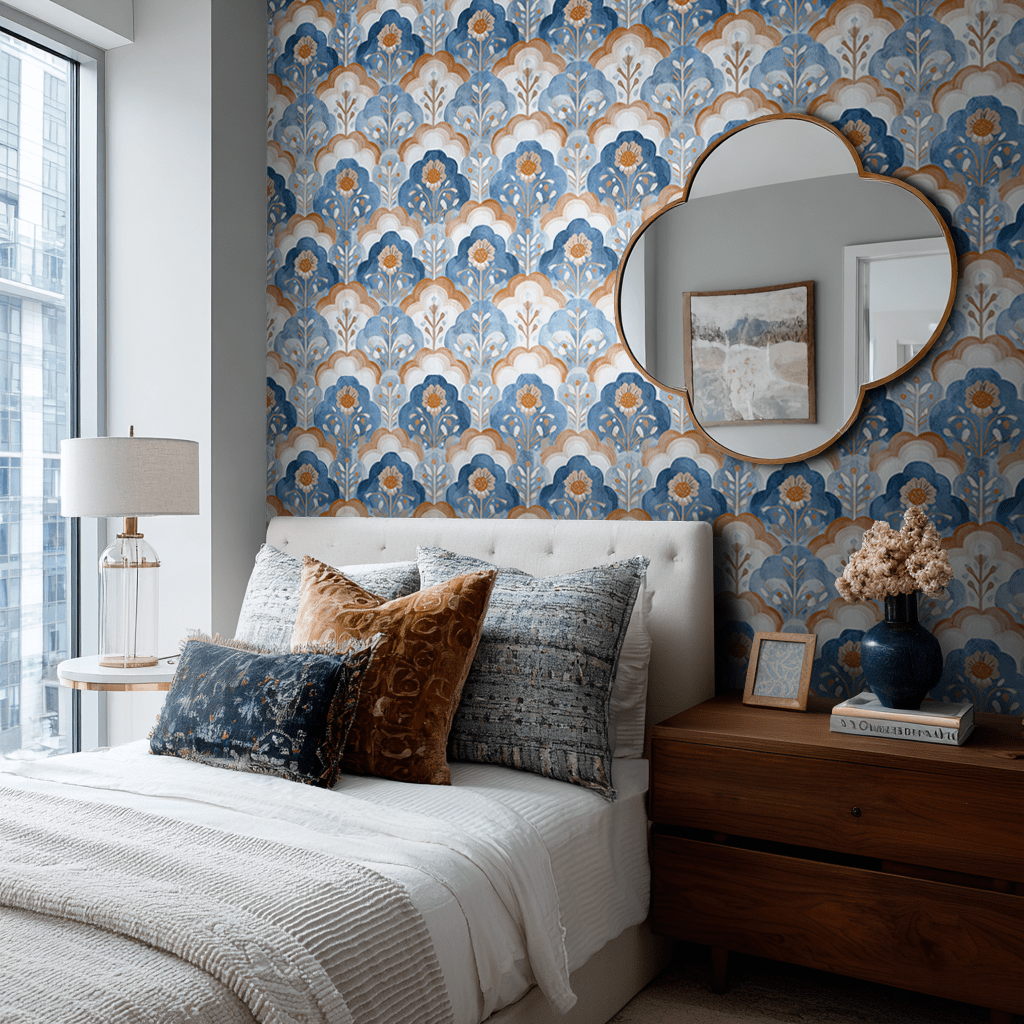 Posy Wallpaper - Benton Lane Home - Painted Paper