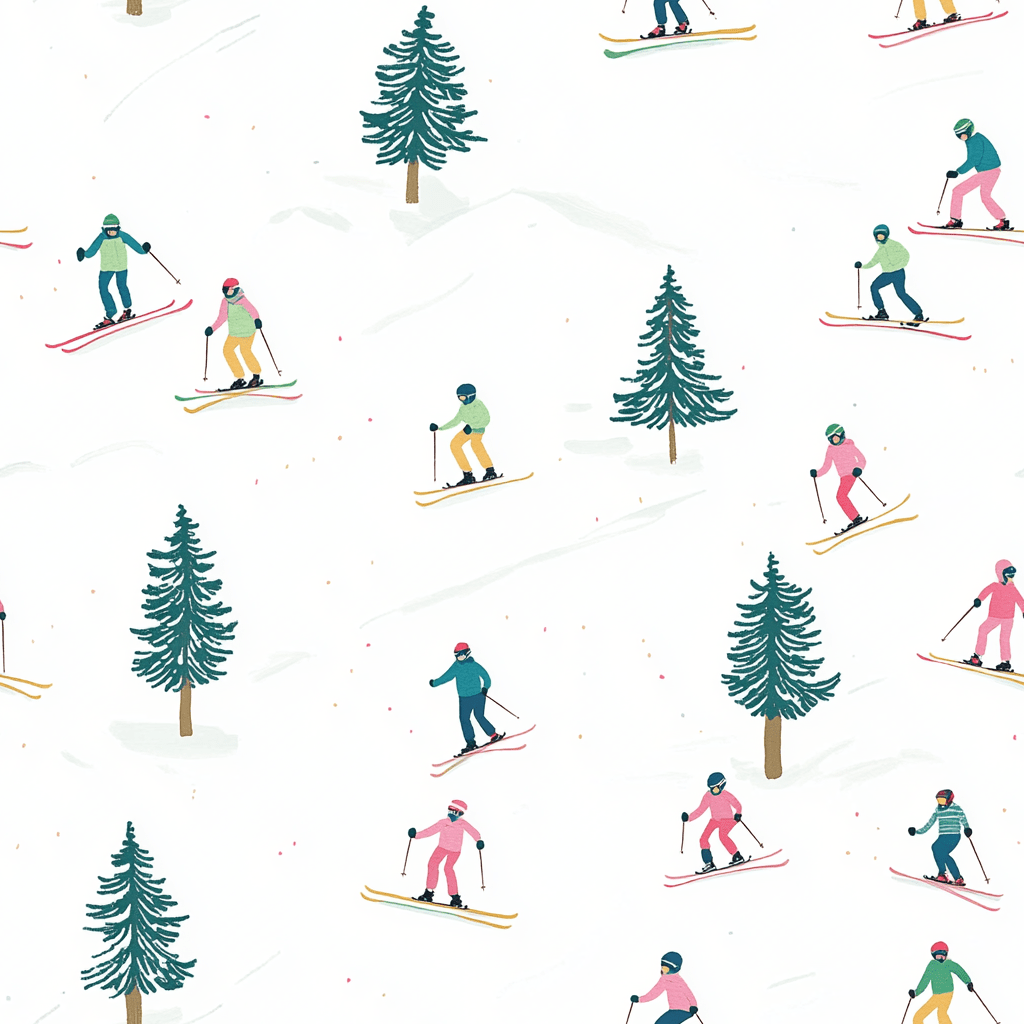 Powder Day Wallpaper - Benton Lane Home - Lemon Park