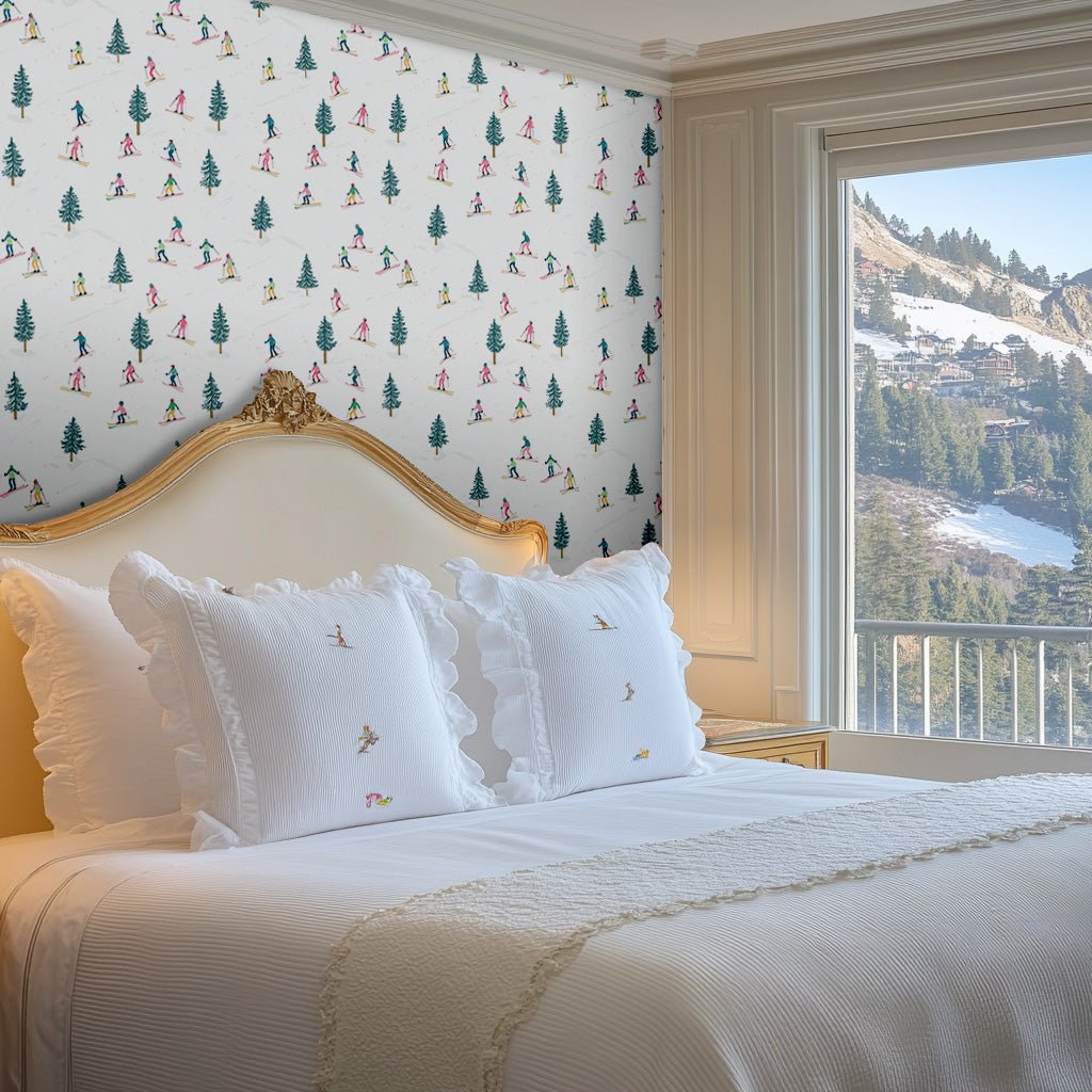 Powder Day Wallpaper - Benton Lane Home - Lemon Park