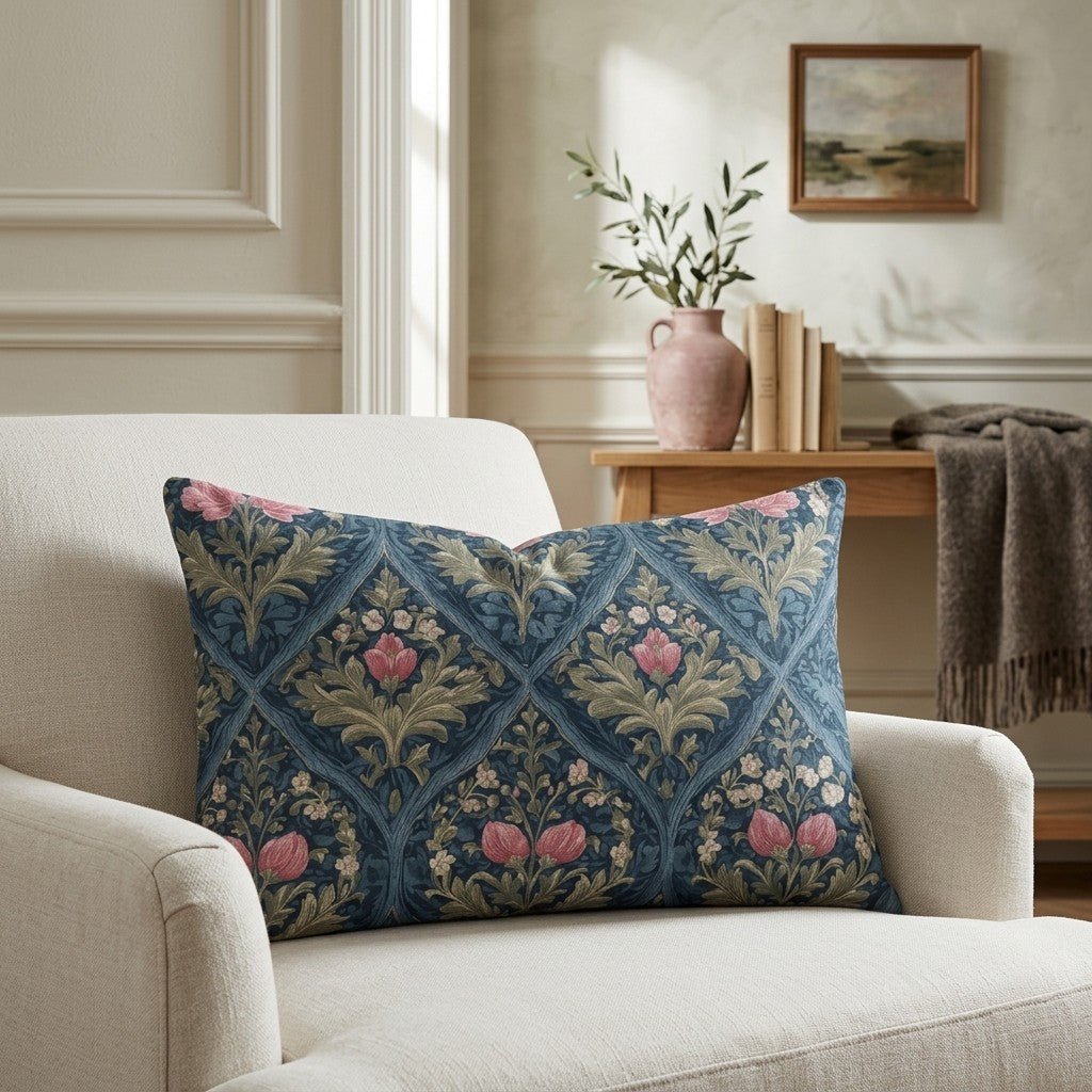 Prairie Poppy Throw Pillow - Benton Lane Home - Lemon Park