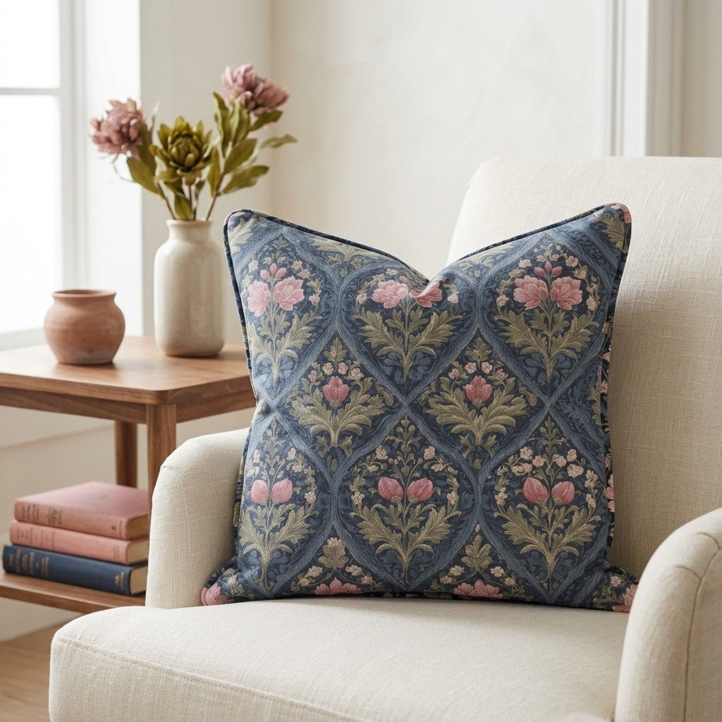 Prairie Poppy Throw Pillow - Benton Lane Home - Lemon Park
