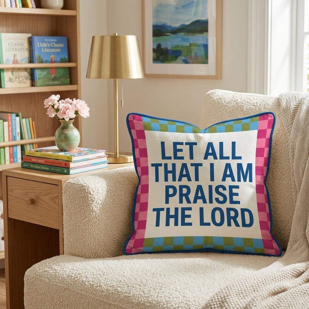 Praise the Lord Throw Pillow - Benton Lane Home - Hillcroft Home