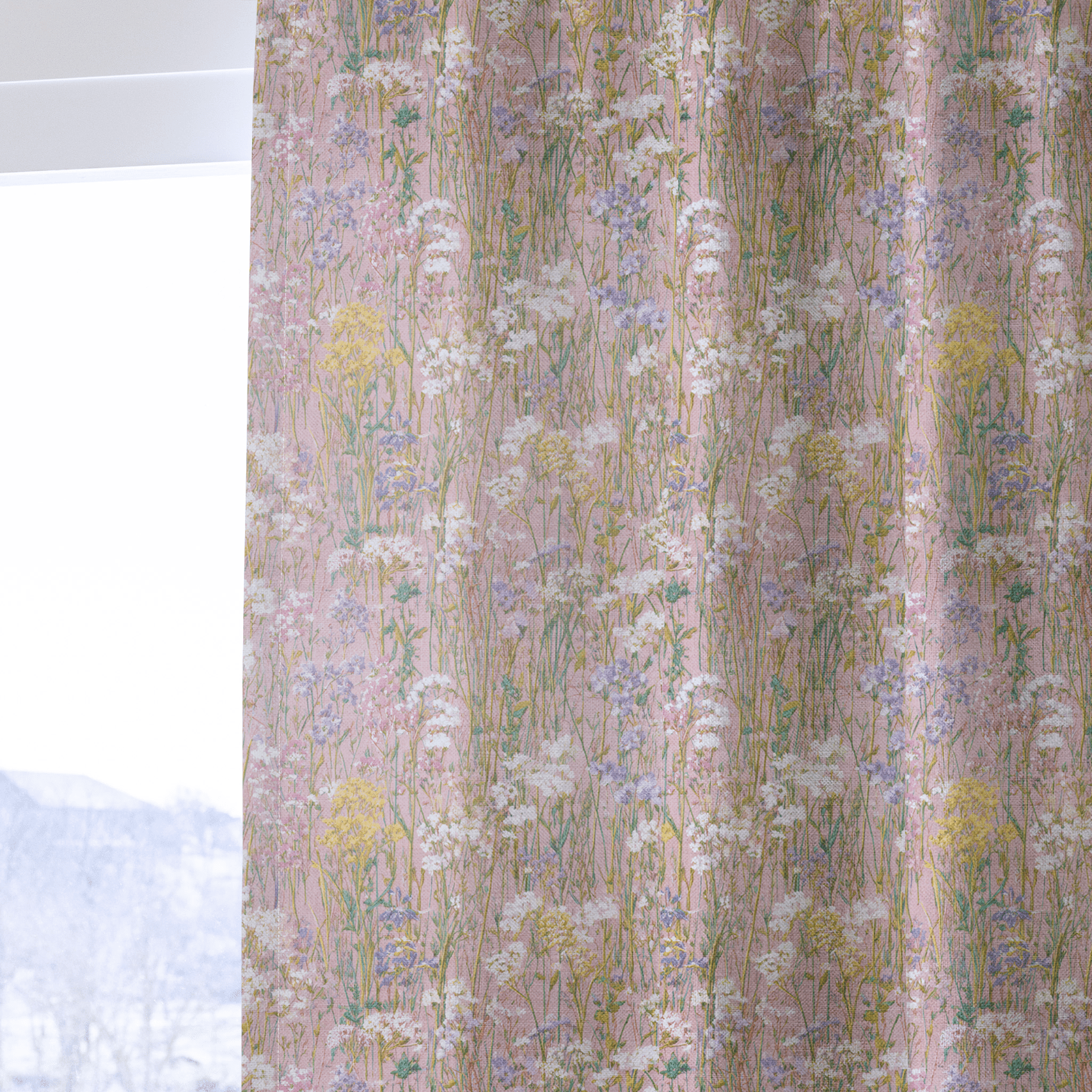 Pressed Florals - Drapery - Benton Lane Home - Lemon Park