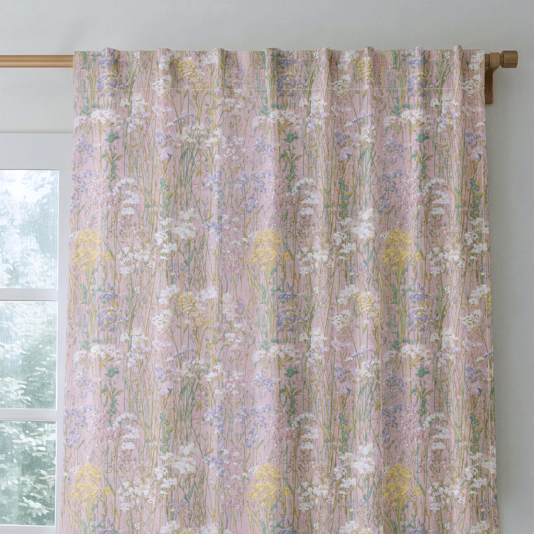 Pressed Florals - Drapery - Benton Lane Home - Lemon Park