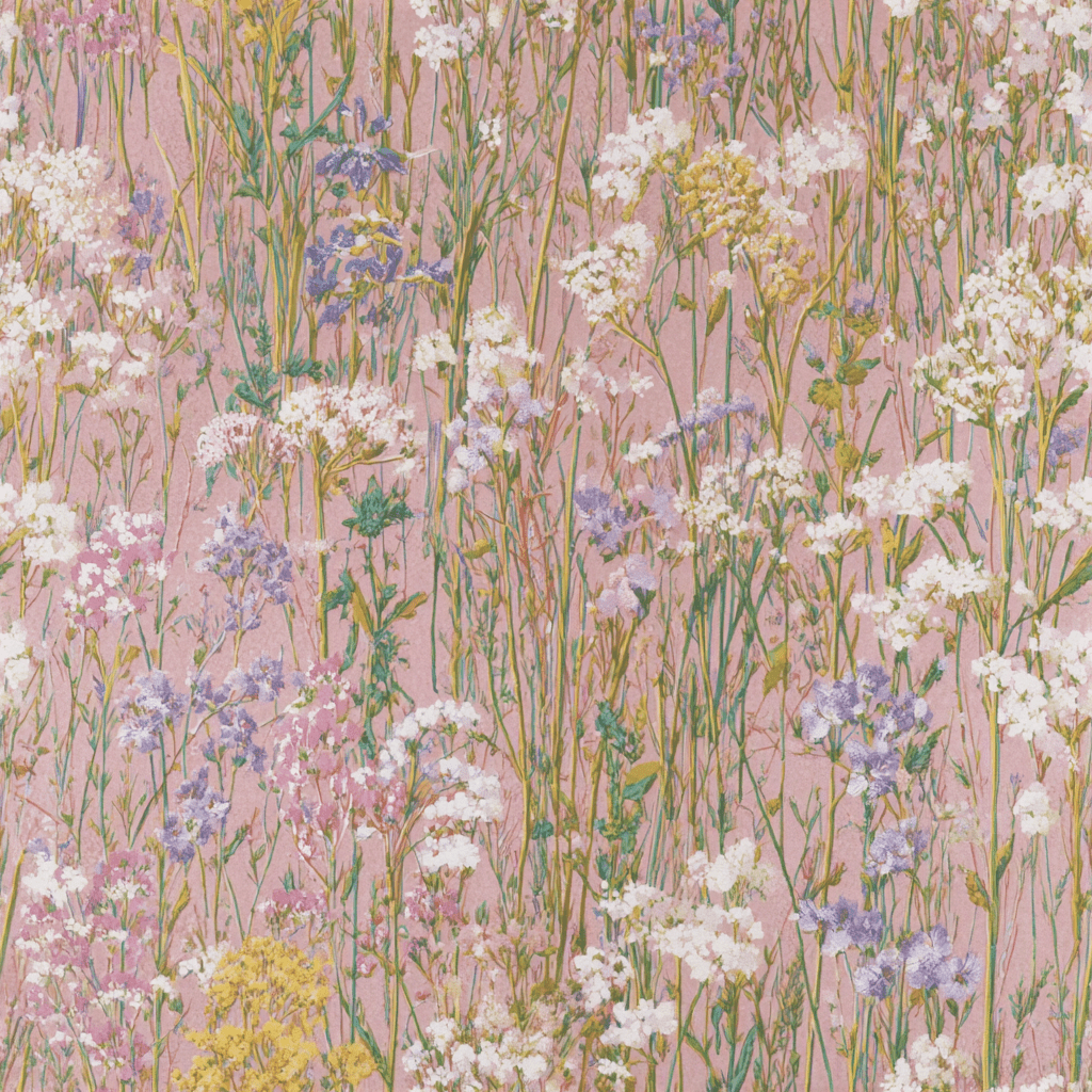 Pressed Florals Wallpaper - Lemon Park