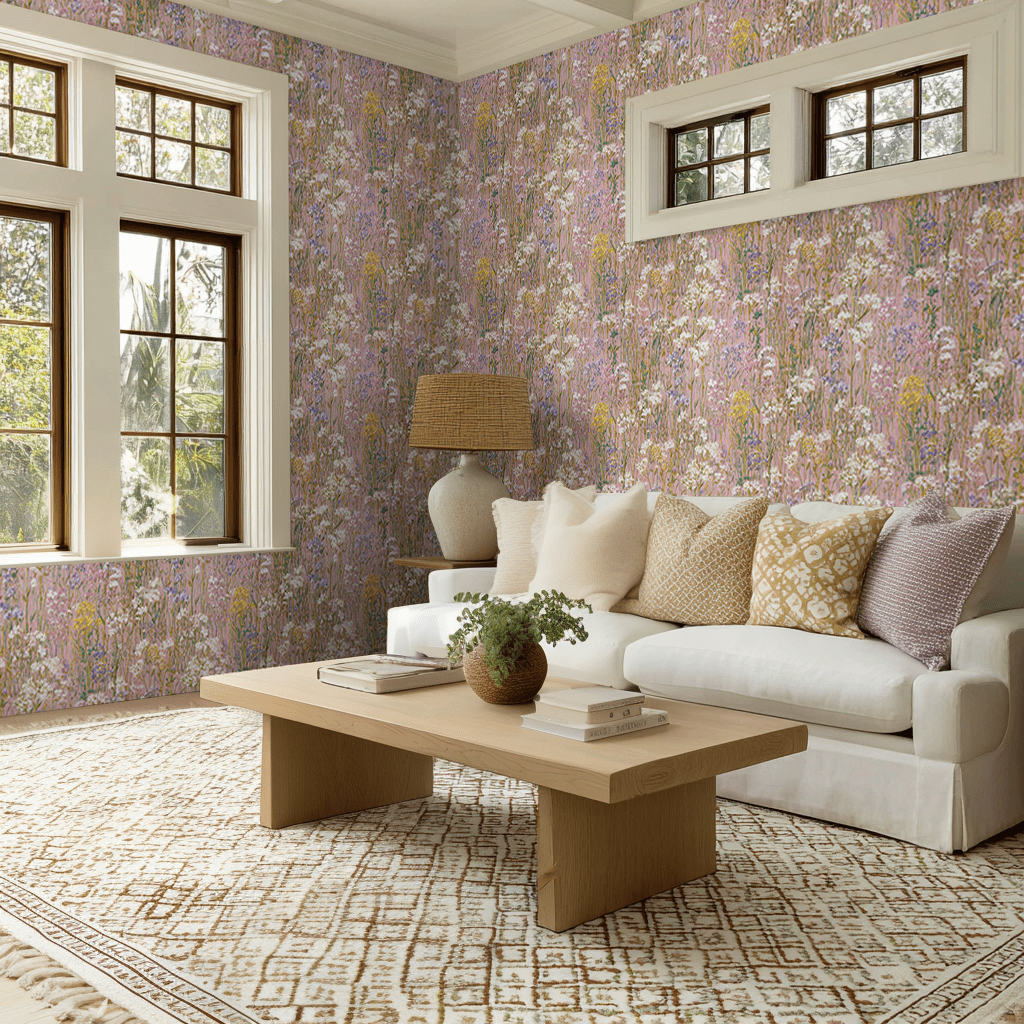 Pressed Florals Wallpaper - Lemon Park