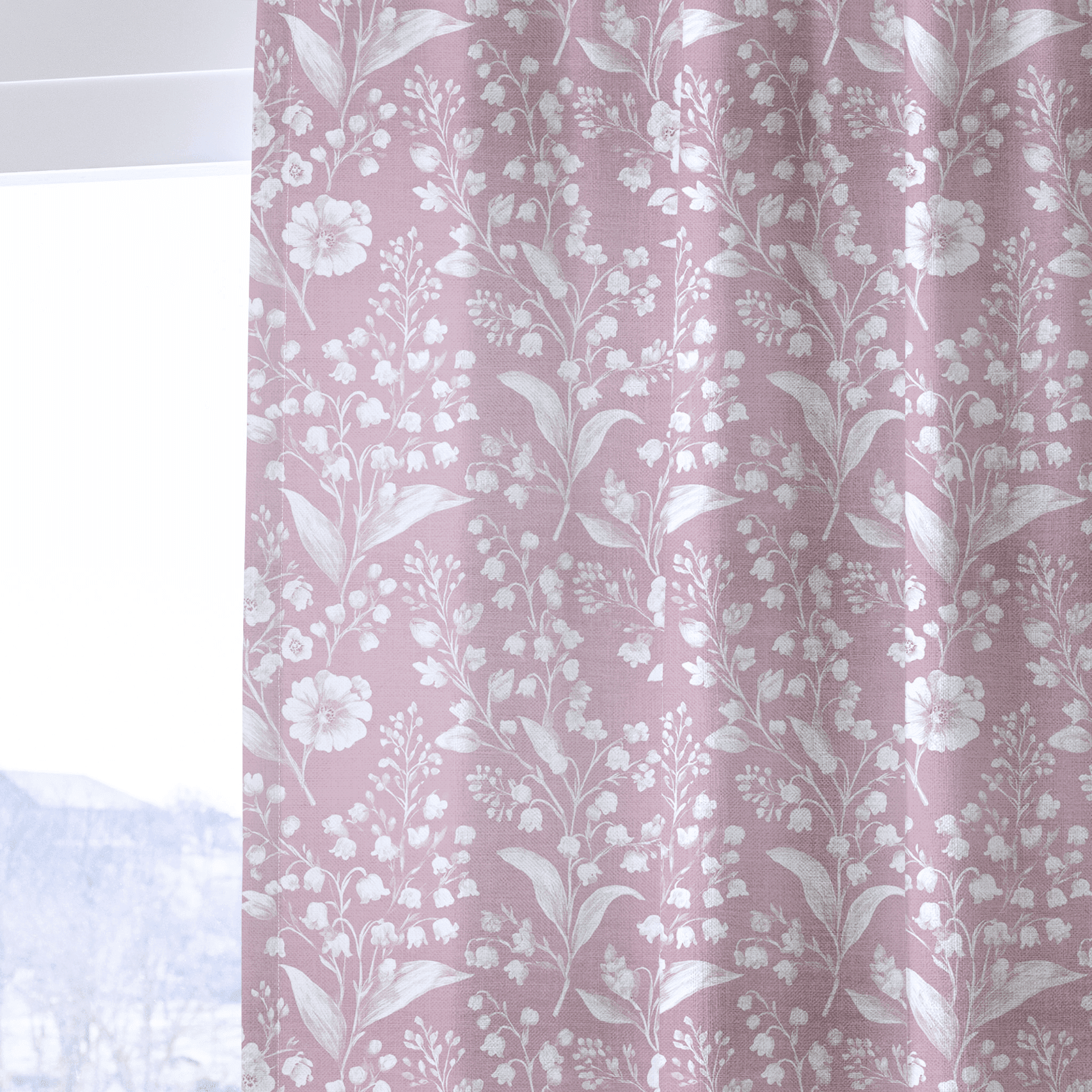 Pressed Petals - Drapery - Benton Lane Home - Lemon Park