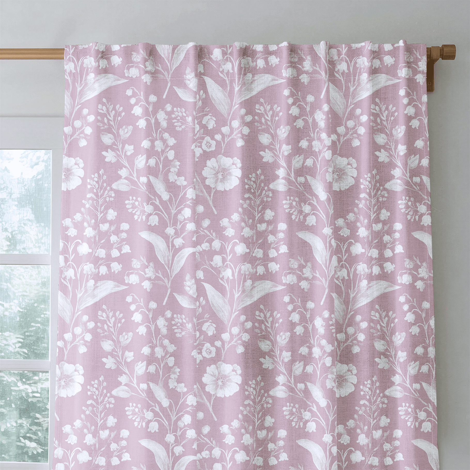 Pressed Petals - Drapery - Benton Lane Home - Lemon Park