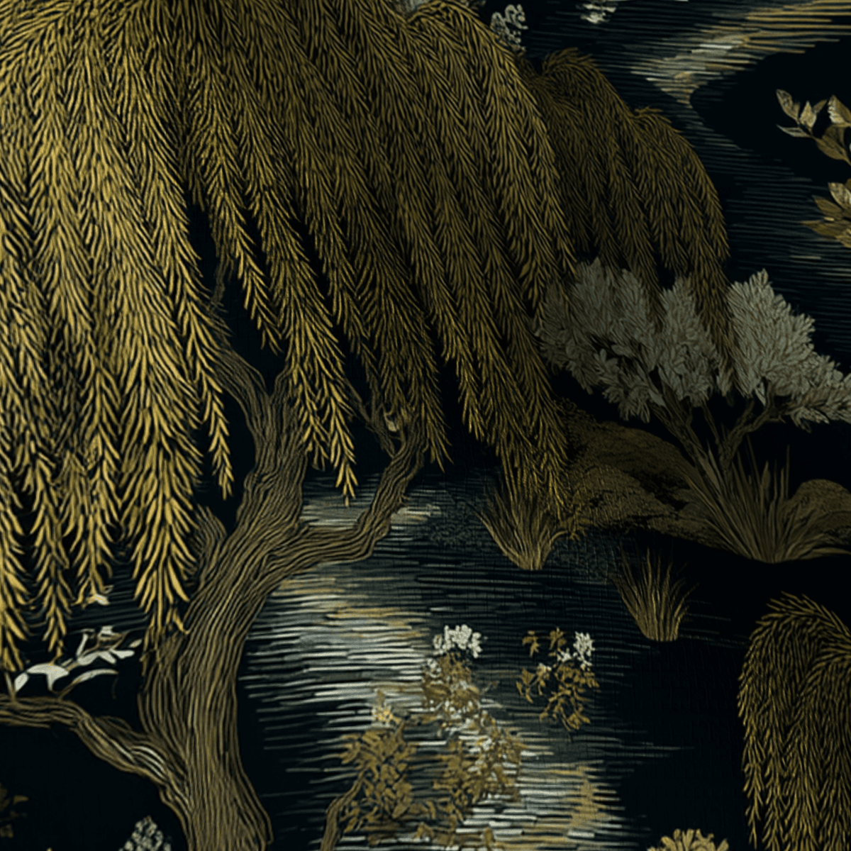 Provenance Faux Grasscloth Wallpaper - Painted Paper