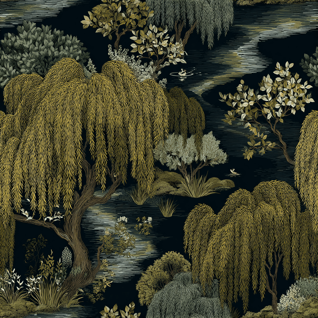 Provenance Wallpaper - Benton Lane Home - Painted Paper