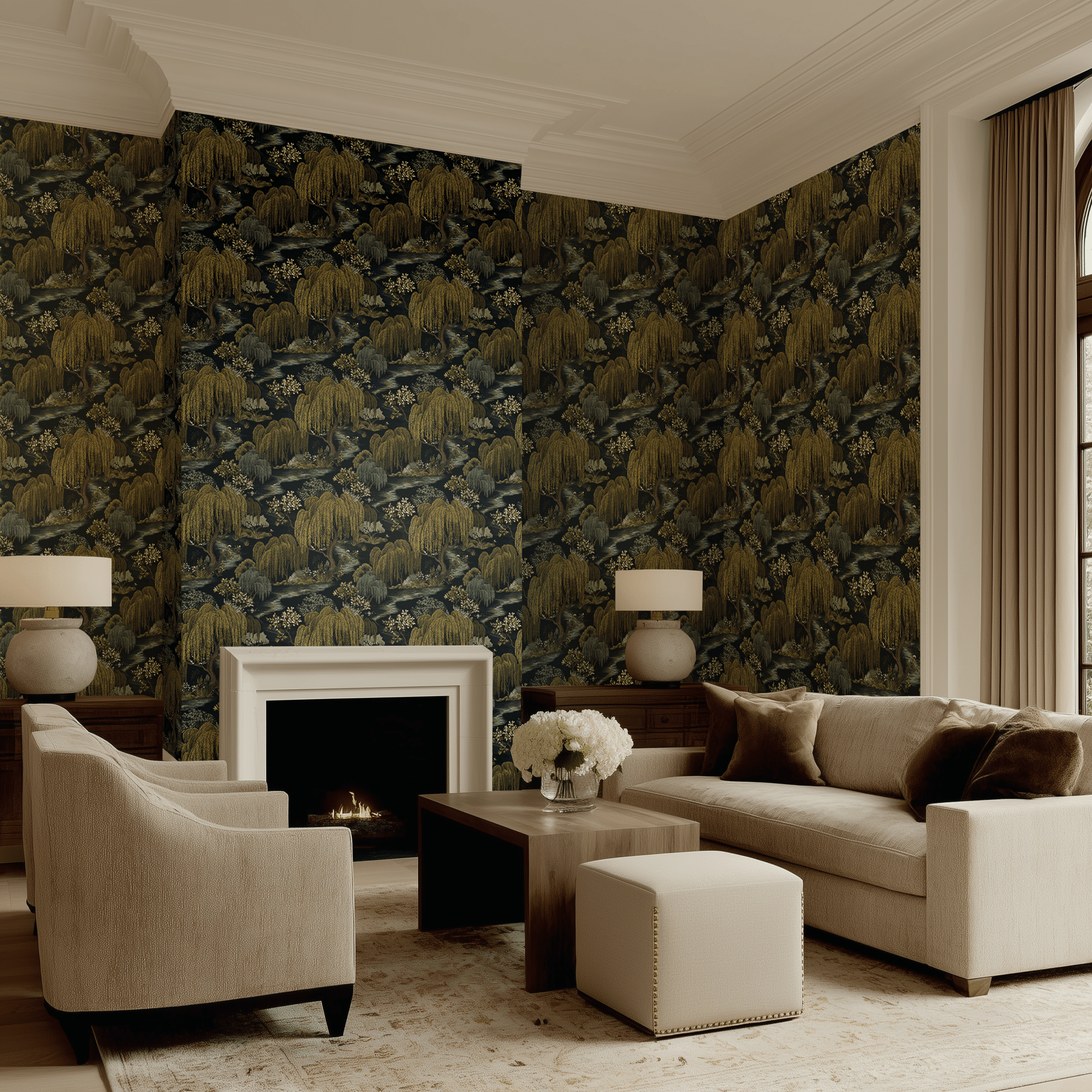Provenance Wallpaper - Benton Lane Home - Painted Paper