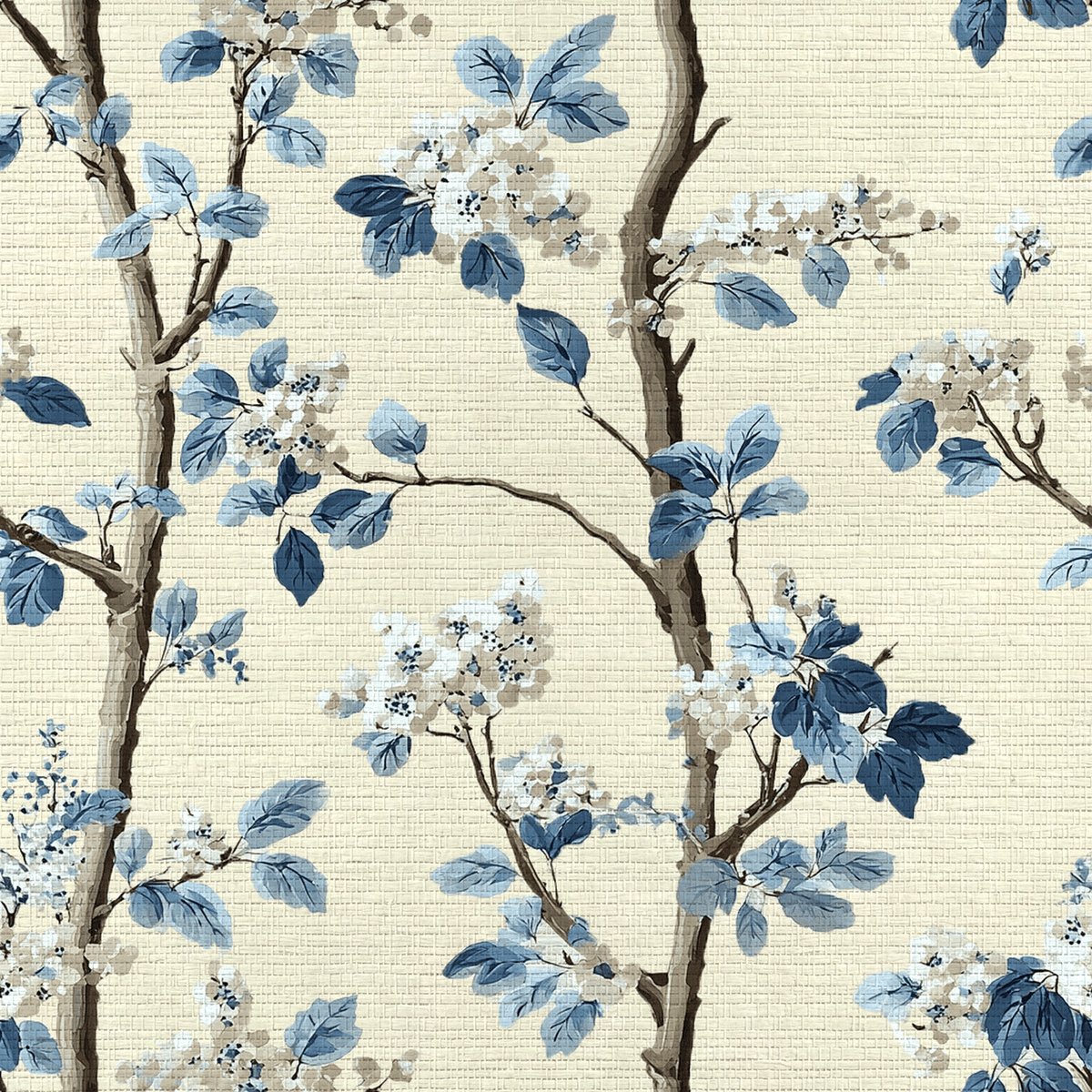 Providence Vine Faux Grasscloth Wallpaper - Benton Lane Home - Lemon Park