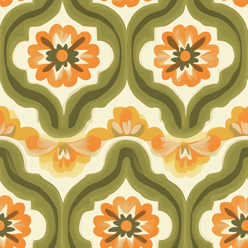 Psychedelia Wallpaper - Benton Lane Home - Painted Paper