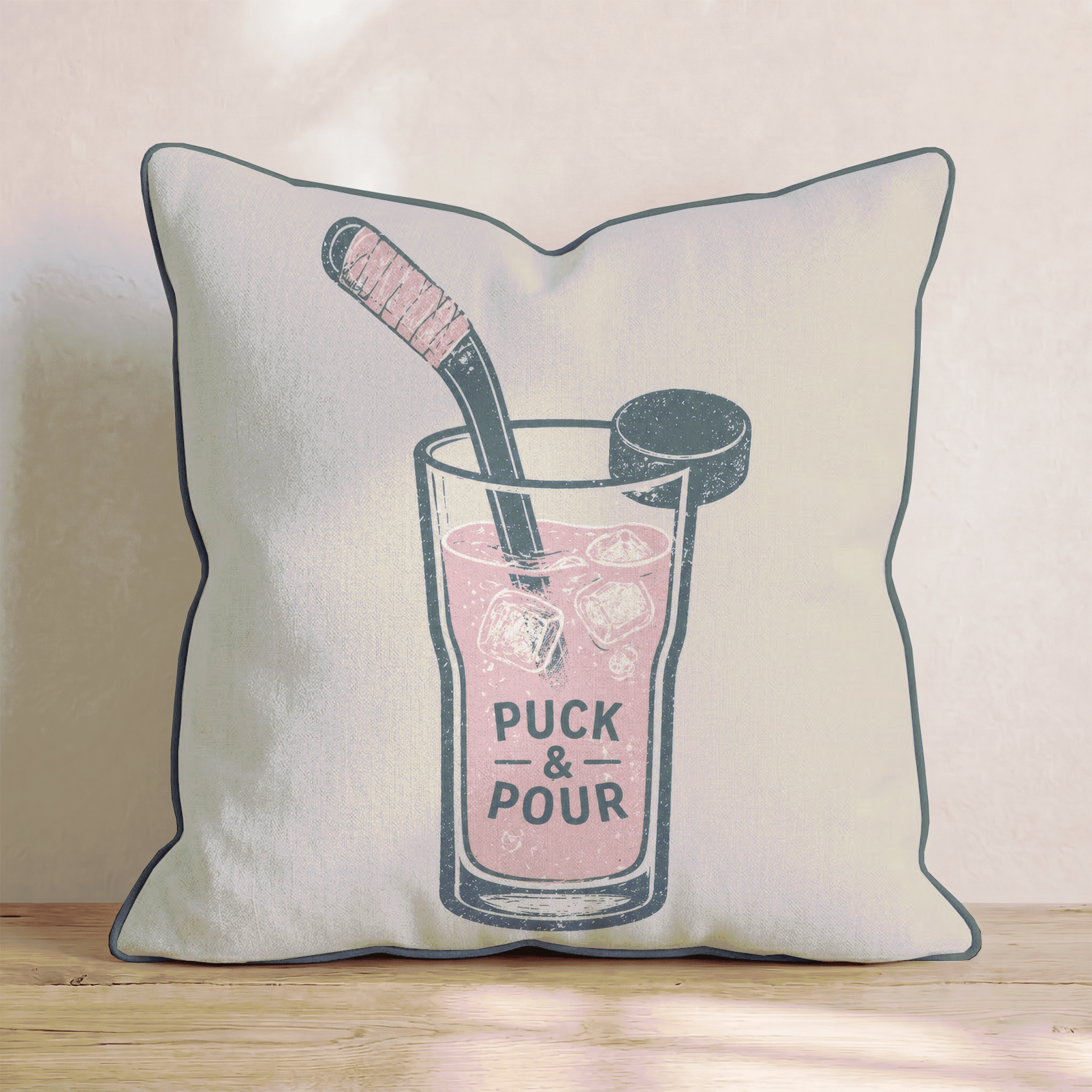 Puck & Pour Throw Pillow - Benton Lane Home - Hillcroft Home
