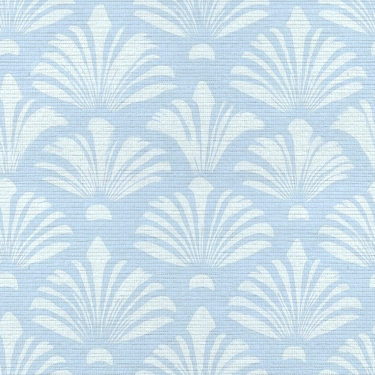 Puff Parade Faux Grasscloth Wallpaper - Lemon Park