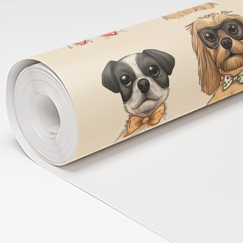 Pup - arazzi Wallpaper - Benton Lane Home - Painted Paper