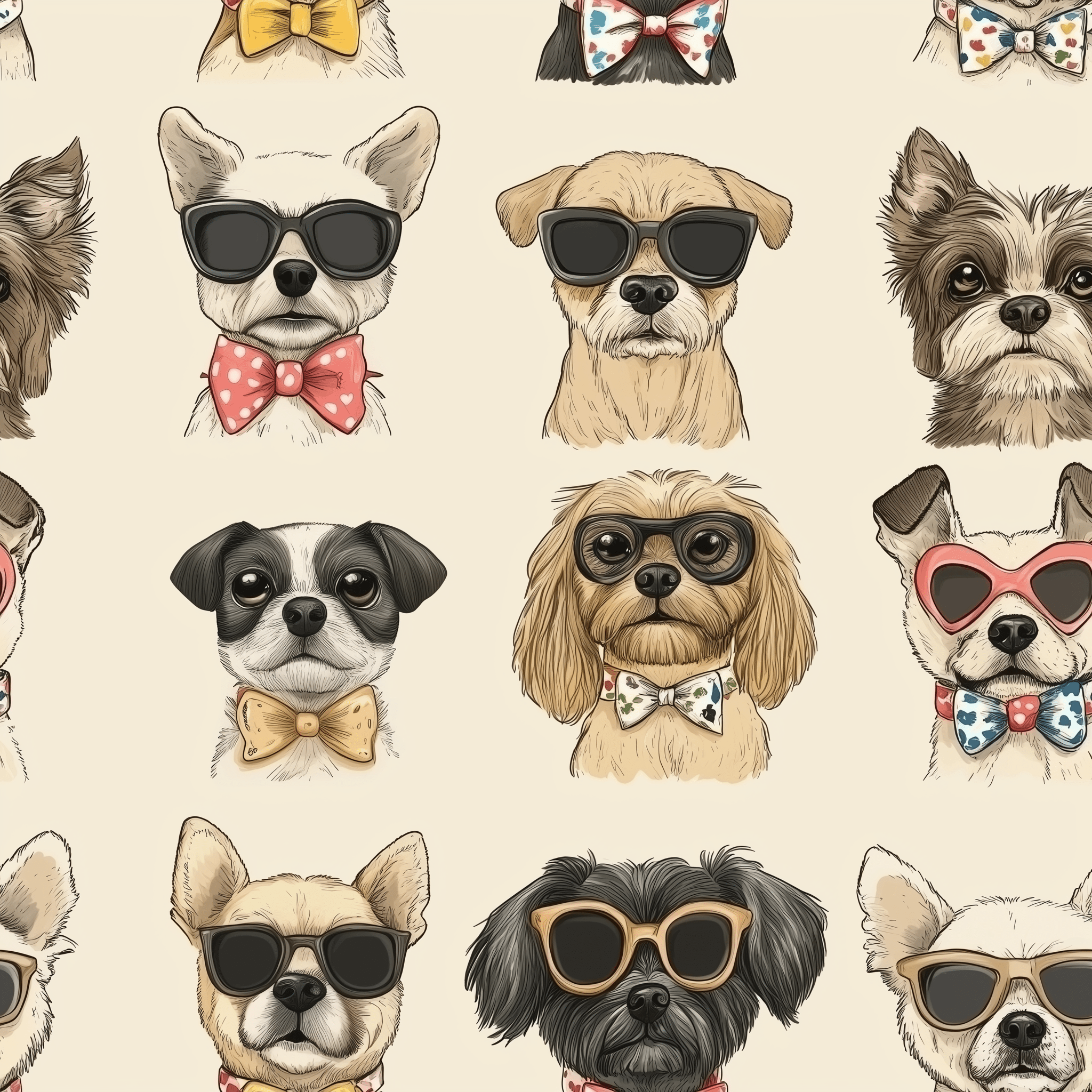 Pup - arazzi Wallpaper - Benton Lane Home - Painted Paper