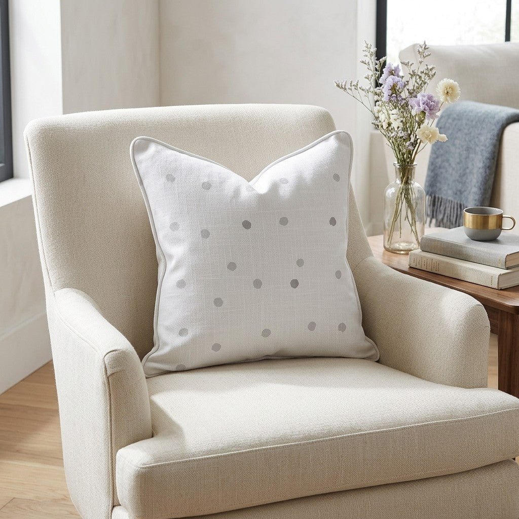 Purple Aria Throw Pillow - Benton Lane Home - Lemon Park