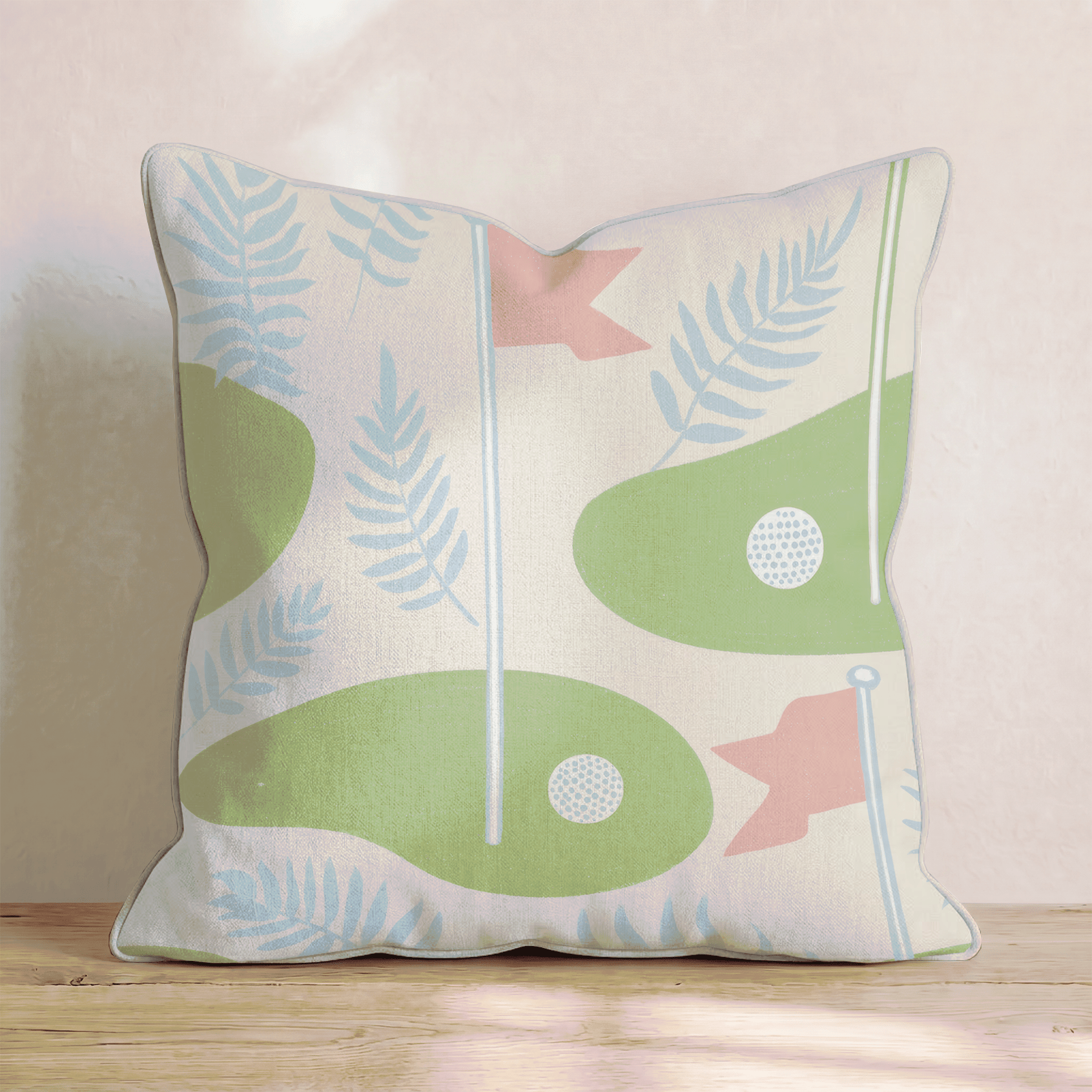 Putting Green Throw Pillow - Benton Lane Home - Hillcroft Home