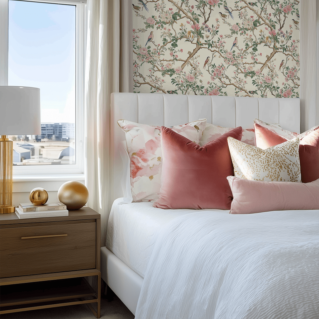 Quiet Bloom Wallpaper - Benton Lane Home - Lemon Park