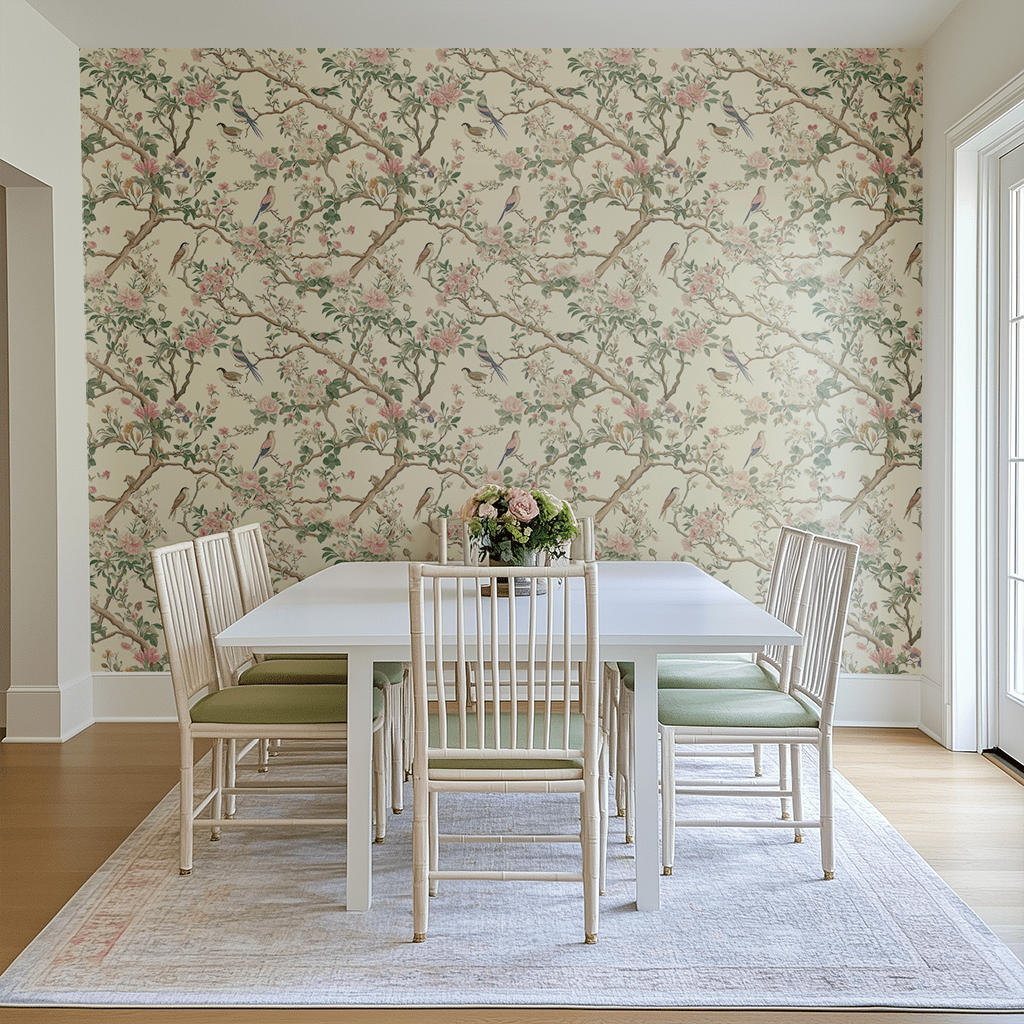 Quiet Bloom Wallpaper - Benton Lane Home - Lemon Park