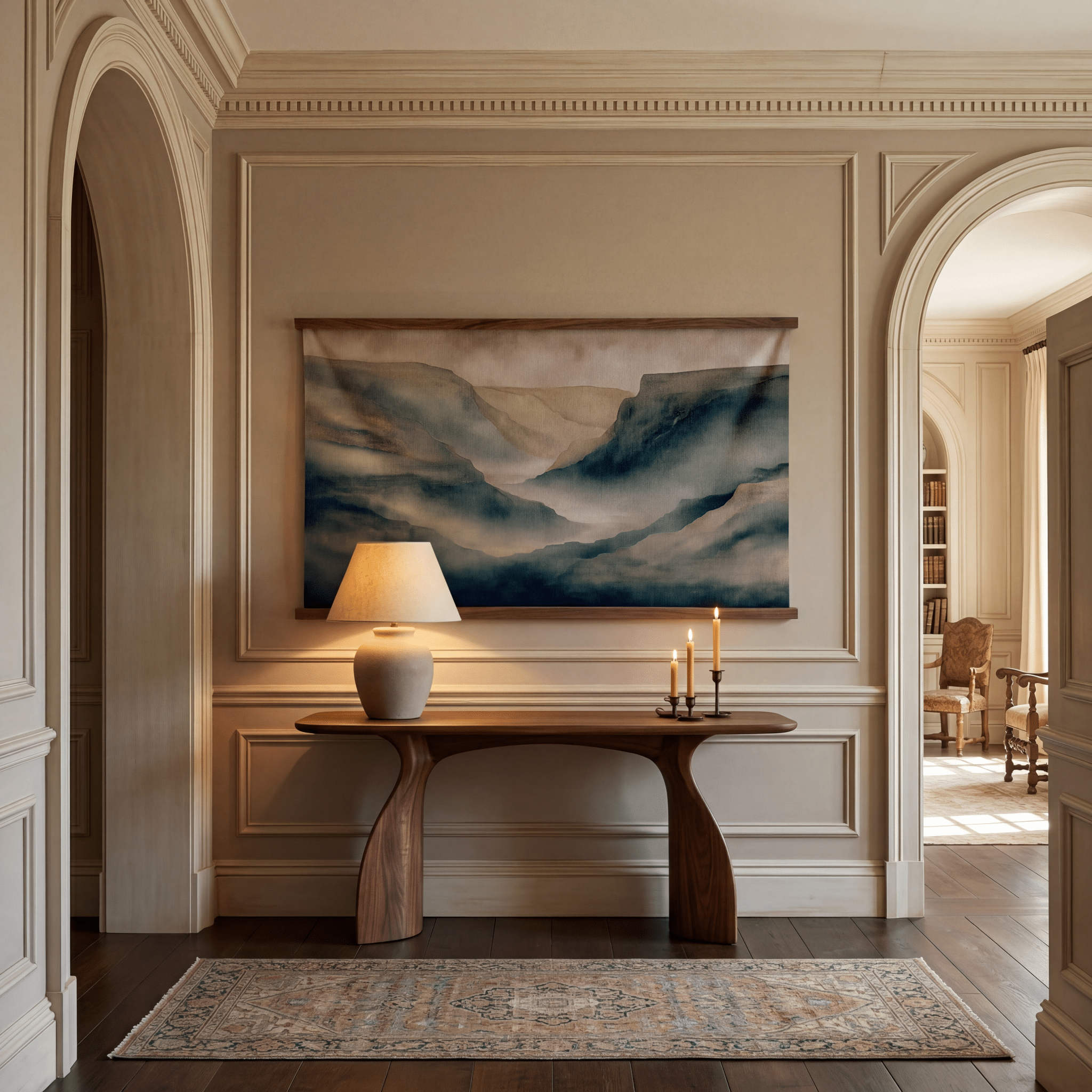 Quiet Divide - Tapestry - Benton Lane Home - Painted Paper
