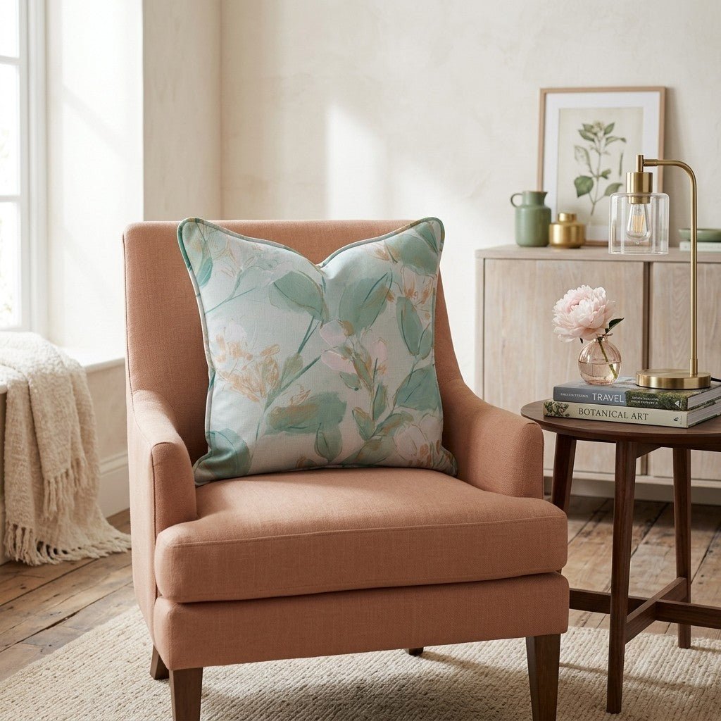 Quiet Garden Throw Pillow - Benton Lane Home - Hillcroft Home