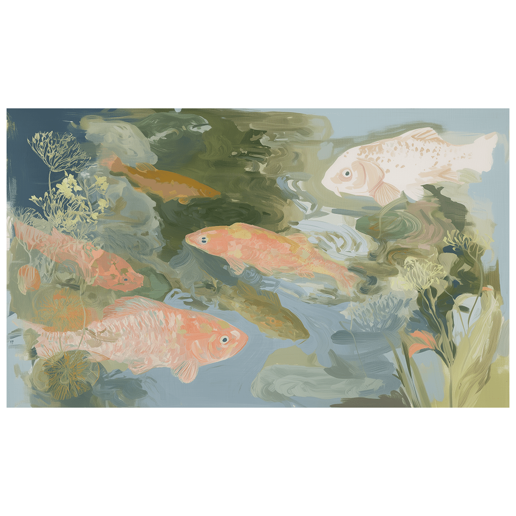 Quiet Pond - Tapestry - Benton Lane Home - Lemon Park
