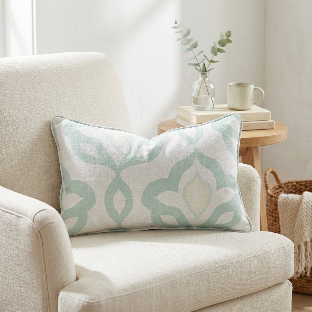 Quiet Rainforest Throw Pillow - Benton Lane Home - Lemon Park