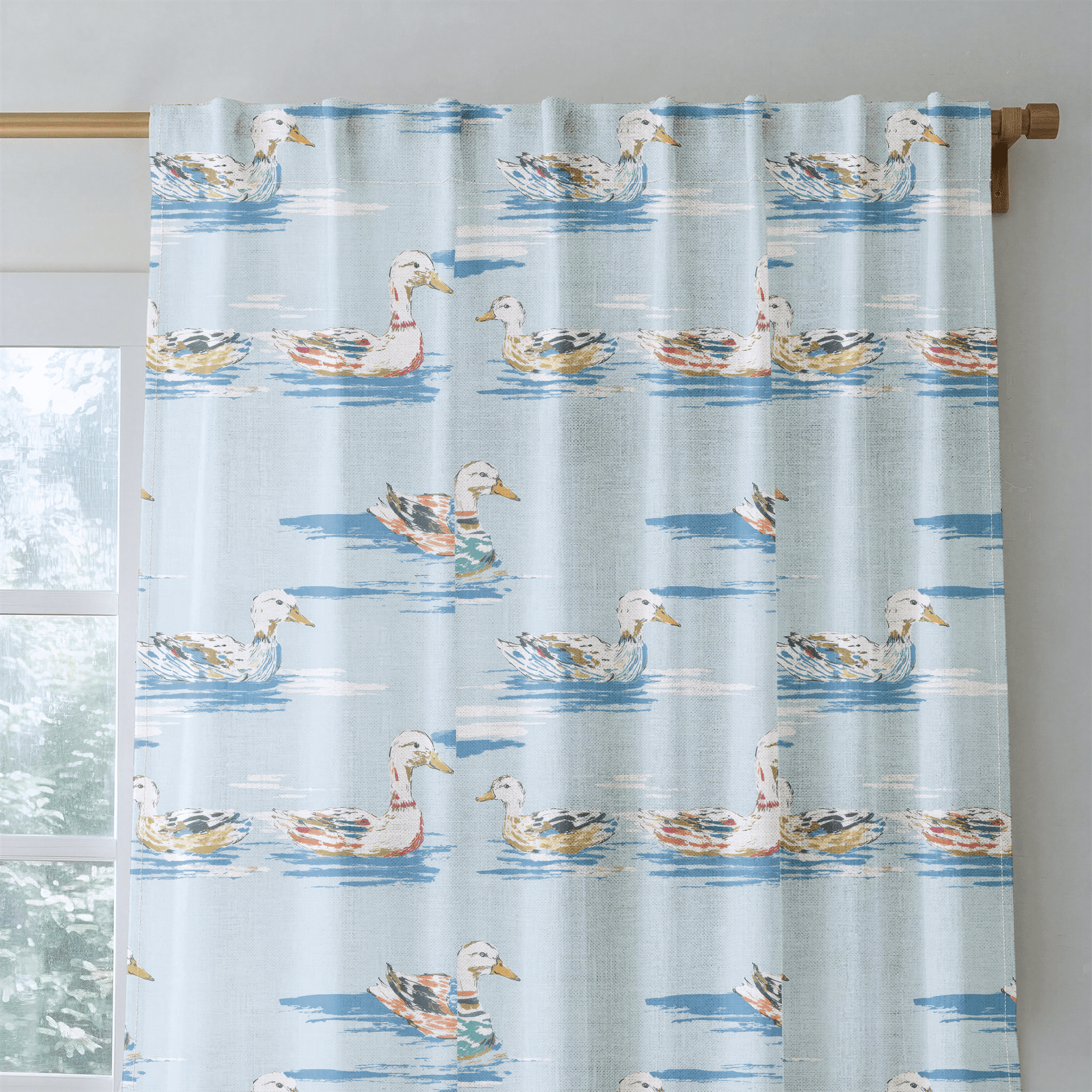 Quiet Waters - Drapery - Benton Lane Home - Lemon Park