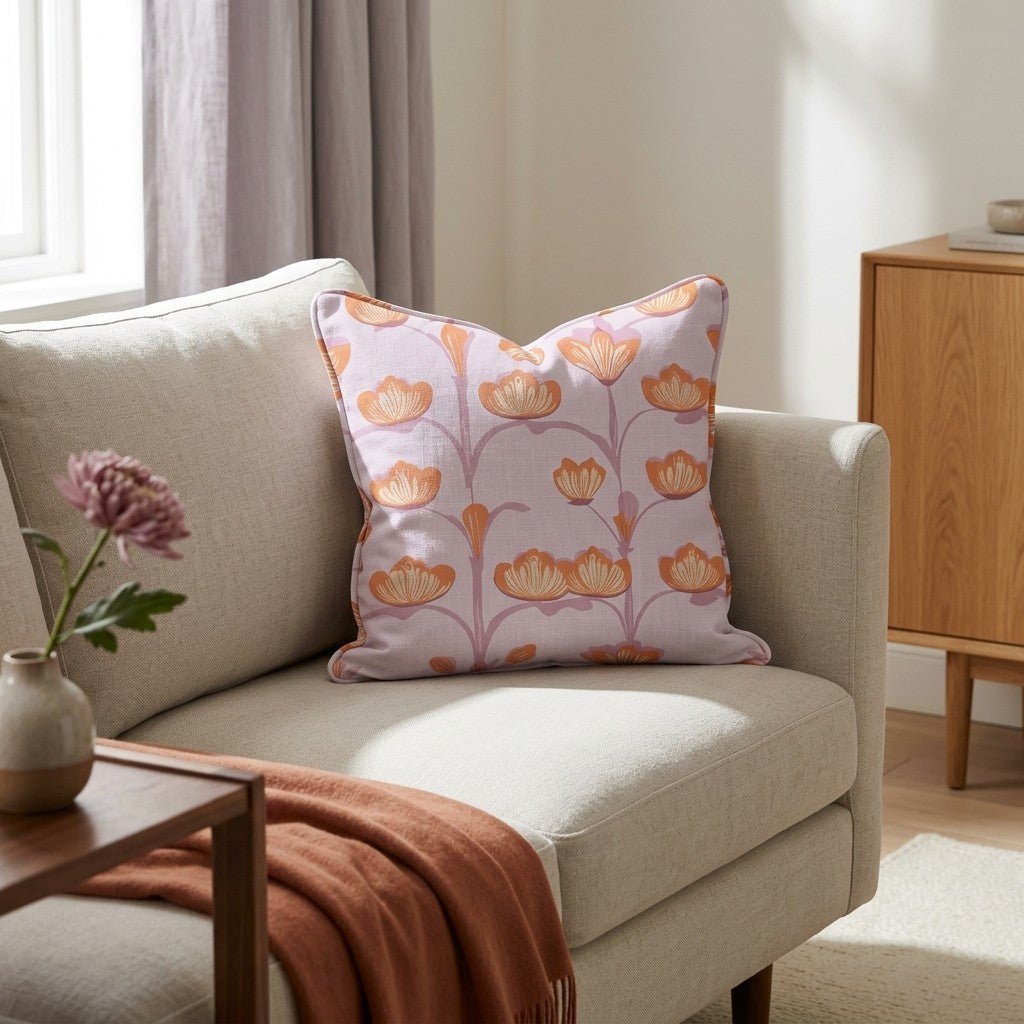 Radiant Vine Throw Pillow - Benton Lane Home - Lemon Park