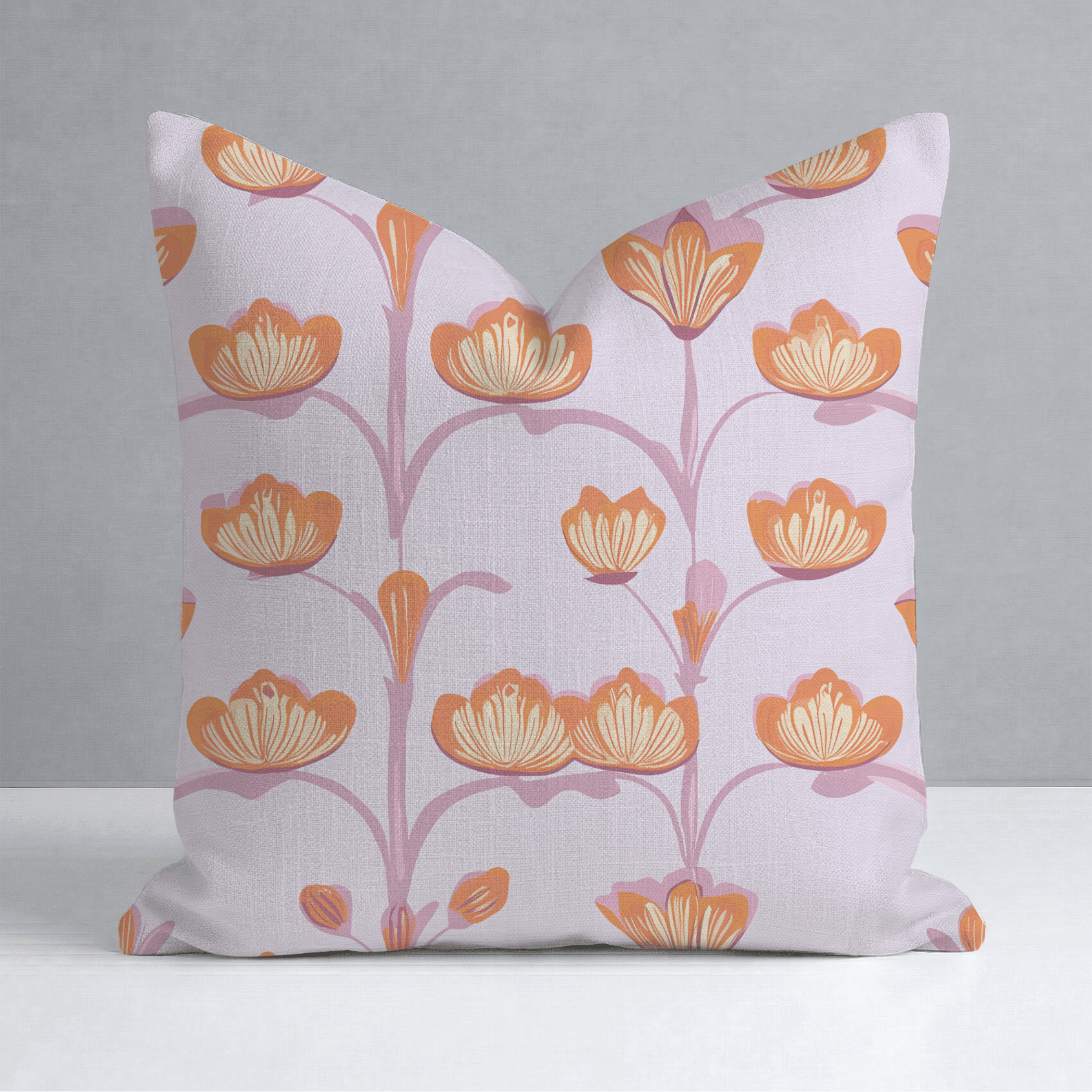 Radiant Vine Throw Pillow - Benton Lane Home - Lemon Park