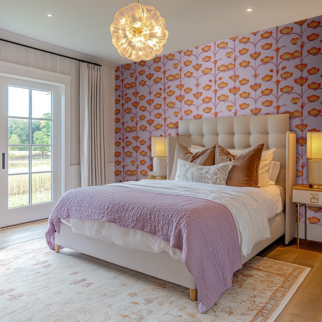 Radiant Vine Wallpaper - Benton Lane Home - Lemon Park