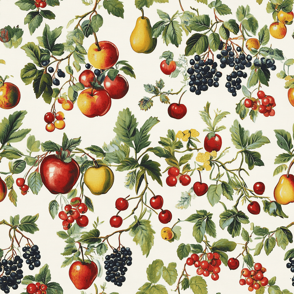 Rainbow Fruit Salad Wallpaper - Benton Lane Home - Painted Paper