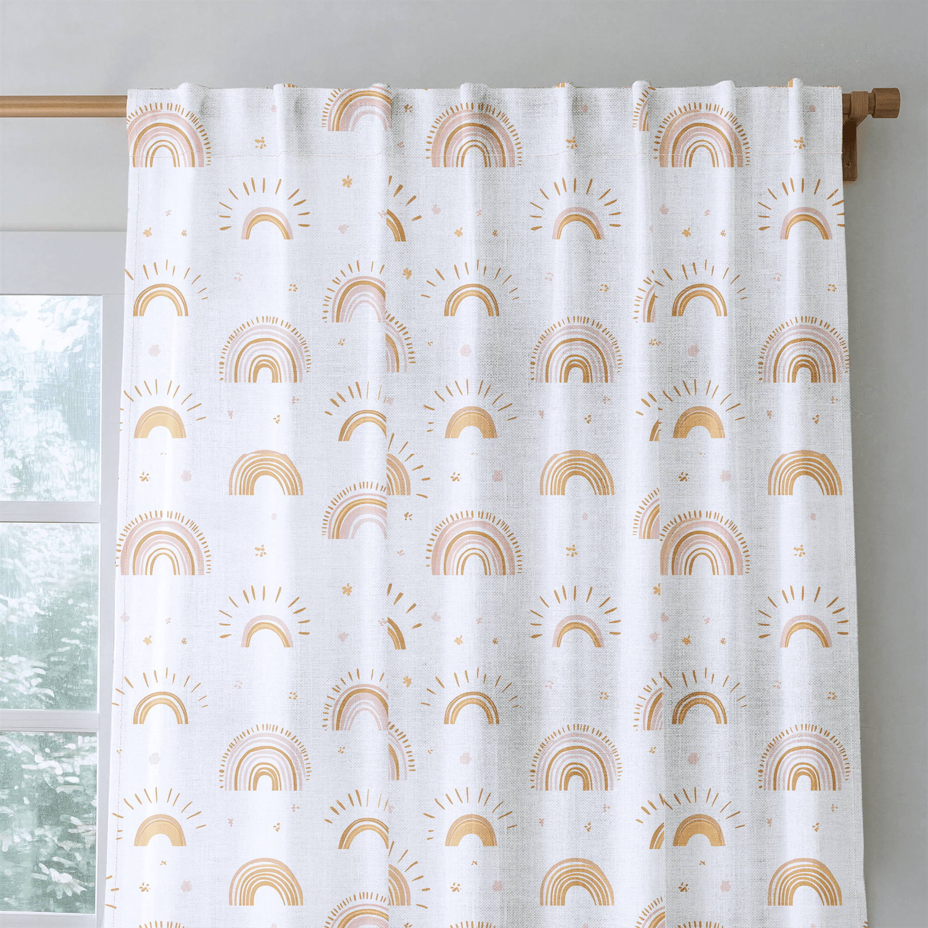 Rainbow Wishes - Drapery - Benton Lane Home - Lemon Park