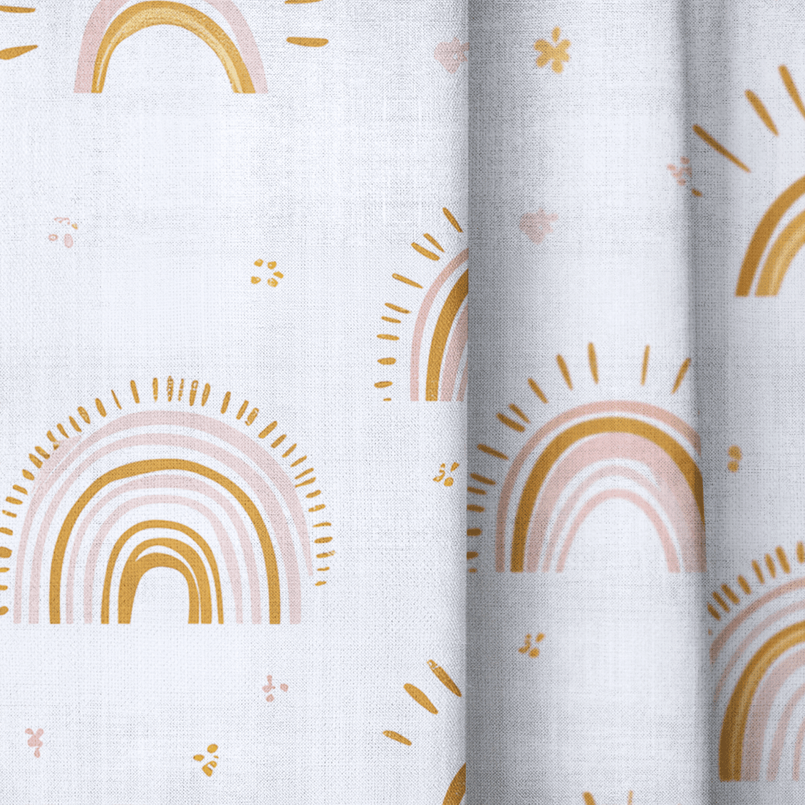 Rainbow Wishes - Drapery - Benton Lane Home - Lemon Park