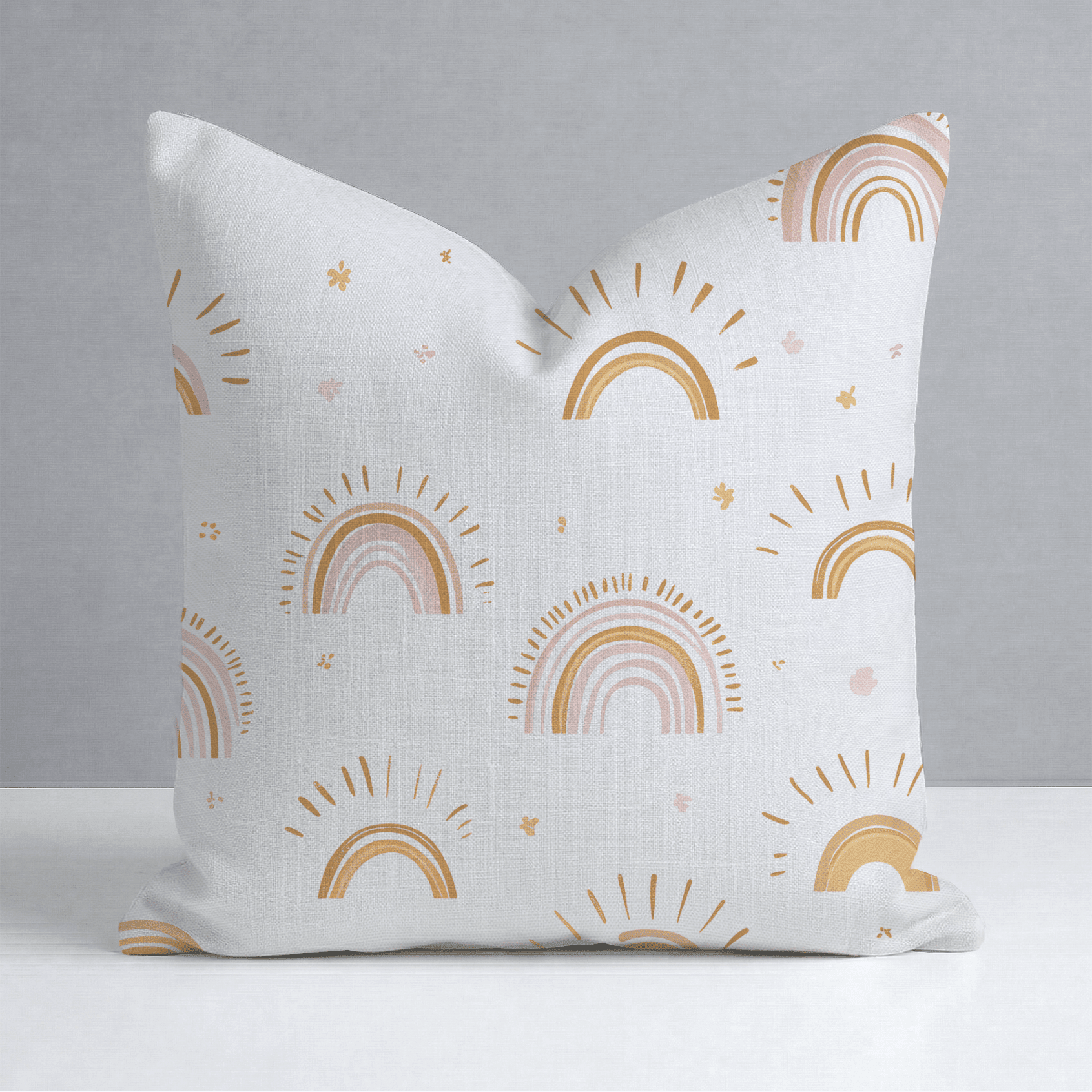 Rainbow Wishes Throw Pillow - Benton Lane Home - Lemon Park
