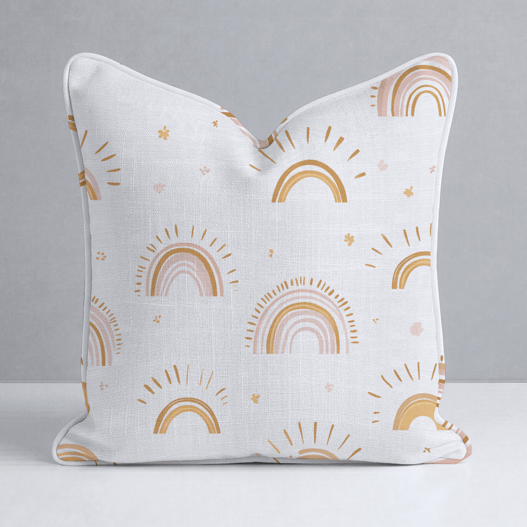 Rainbow Wishes Throw Pillow - Benton Lane Home - Lemon Park