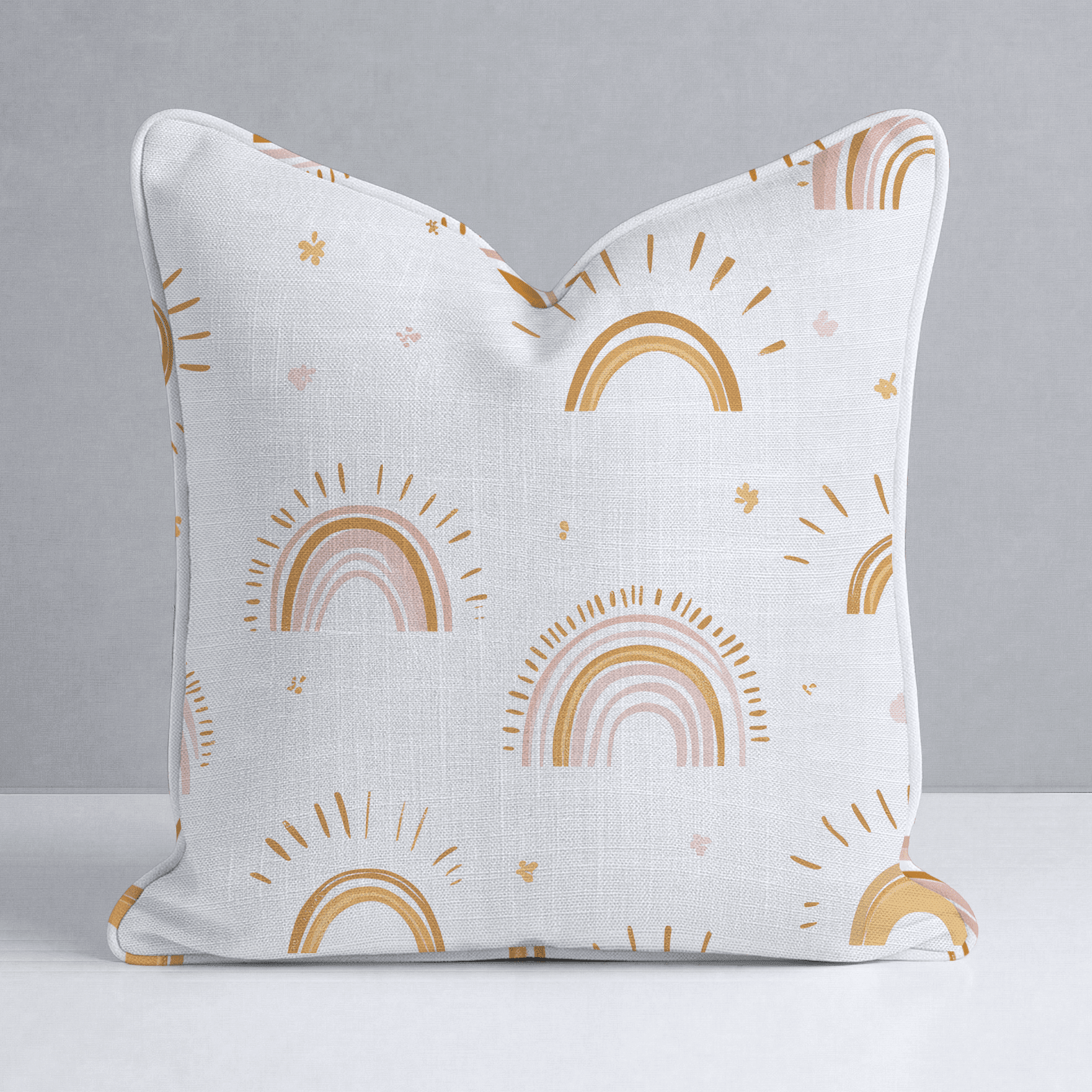 Rainbow Wishes Throw Pillow - Benton Lane Home - Lemon Park
