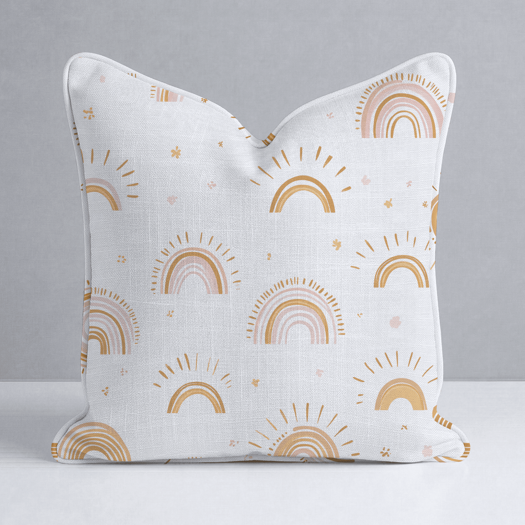 Rainbow Wishes Throw Pillow - Benton Lane Home - Lemon Park