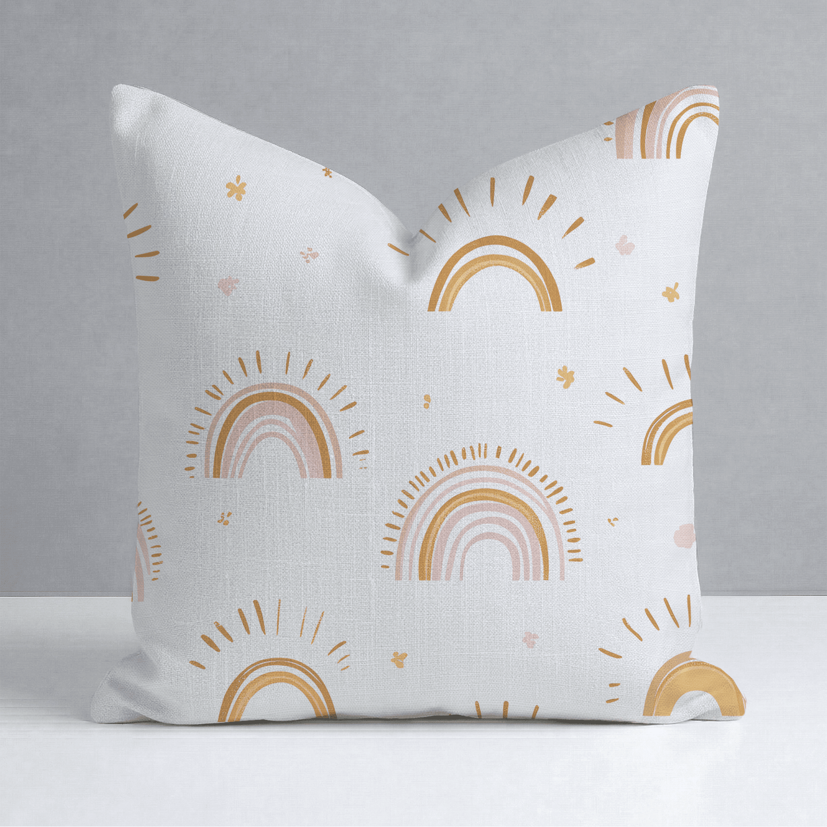 Rainbow Wishes Throw Pillow - Benton Lane Home - Lemon Park